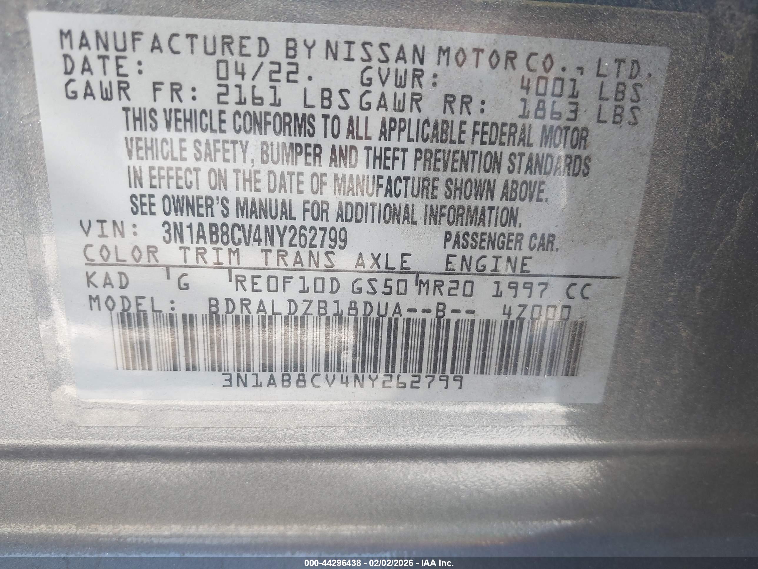 NISSAN SENTRA image 9