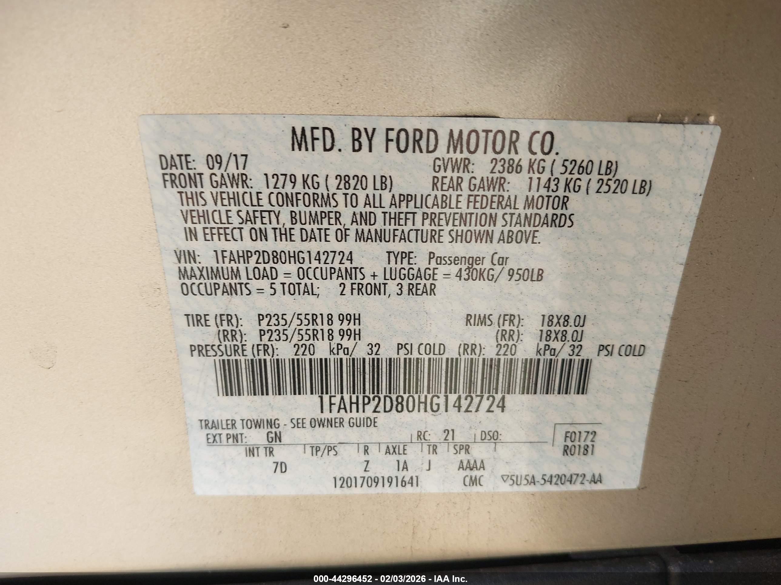 FORD TAURUS image 9