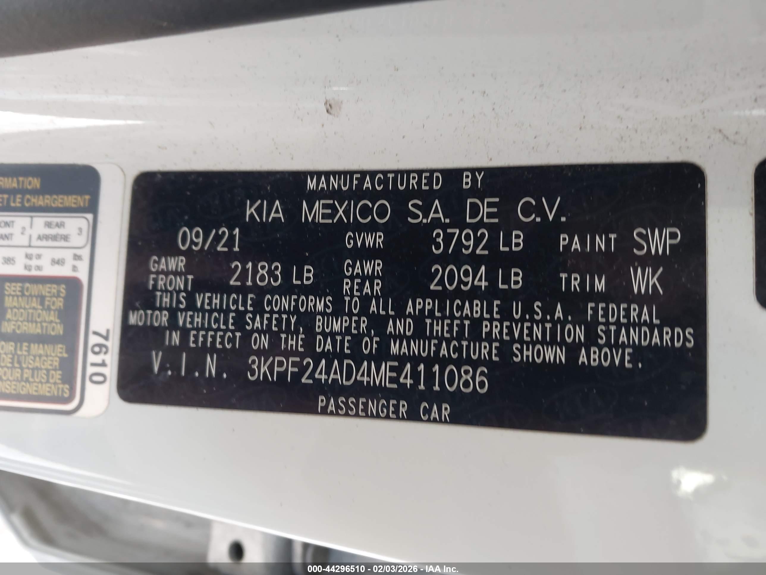 KIA FORTE image 9