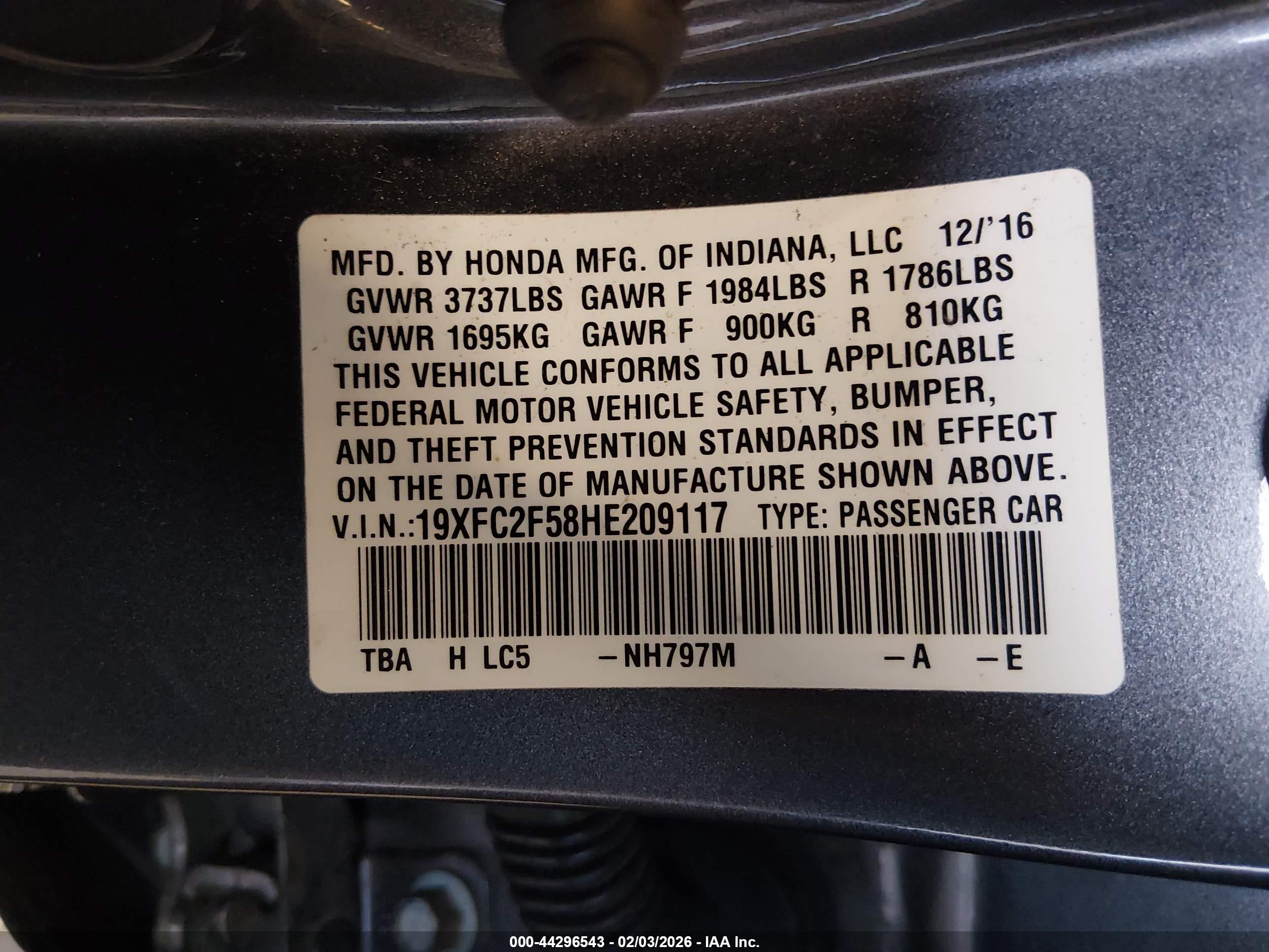 HONDA CIVIC image 9