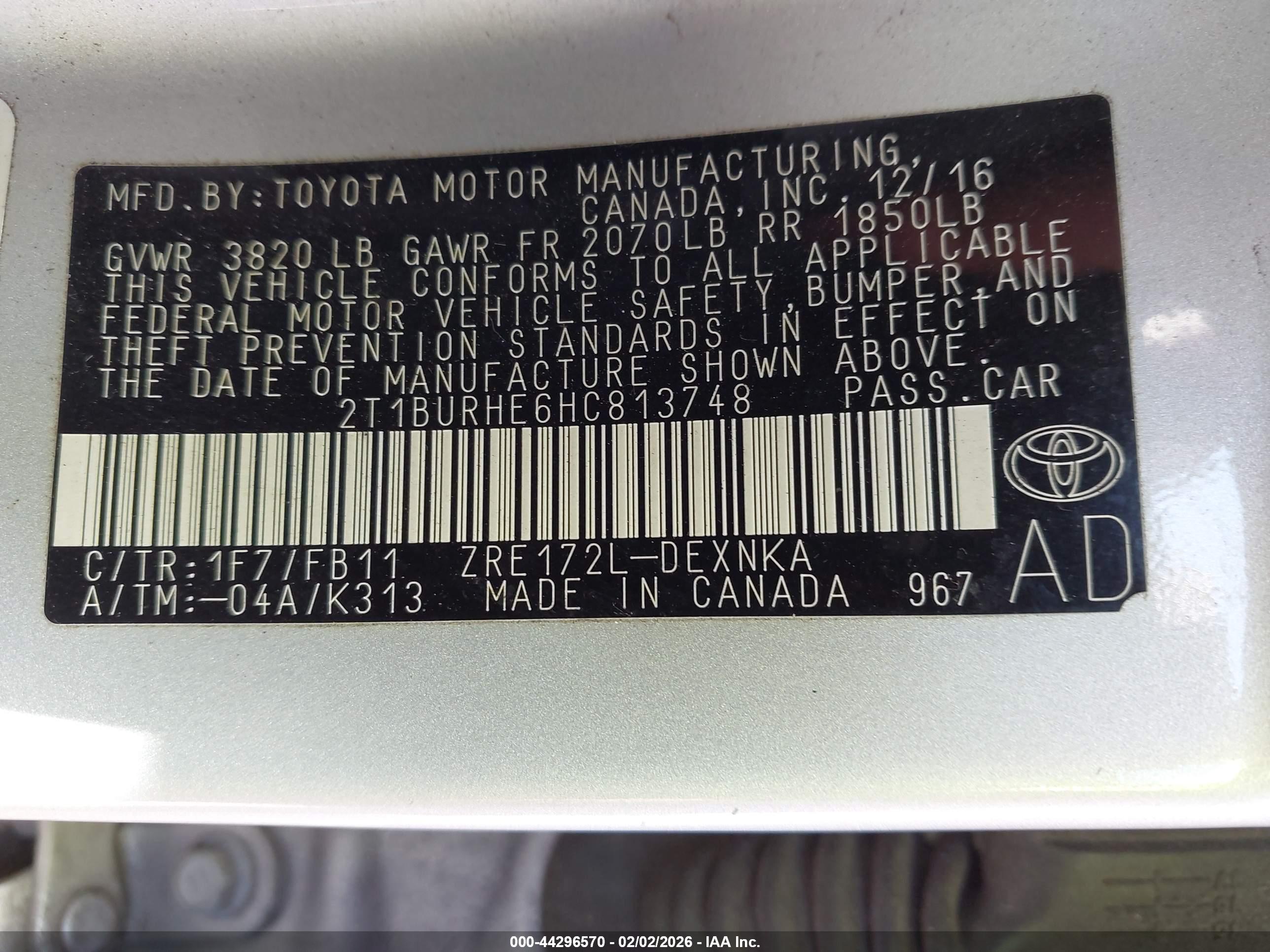 TOYOTA COROLLA image 9