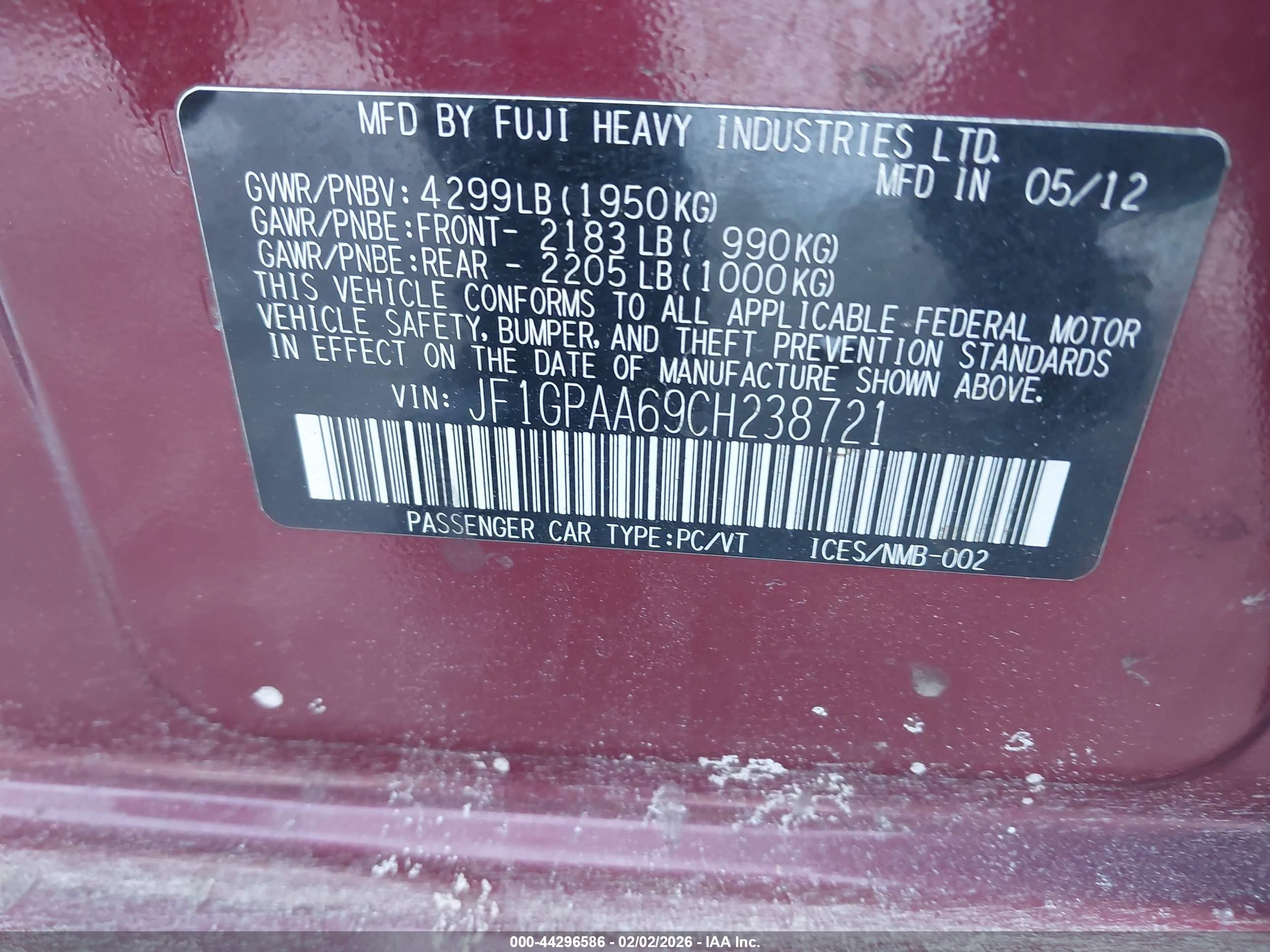 SUBARU IMPREZA image 9