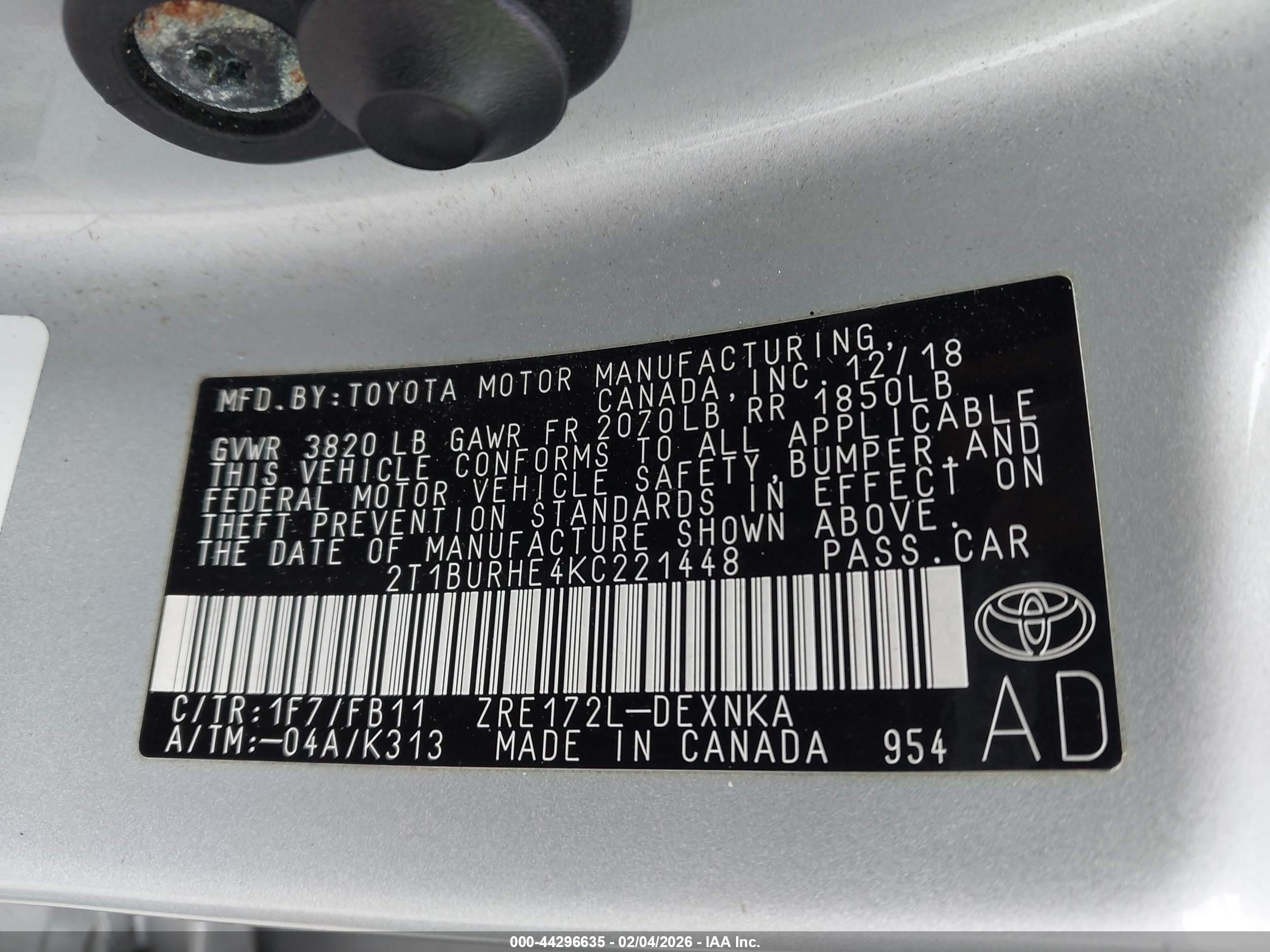 TOYOTA COROLLA image 9