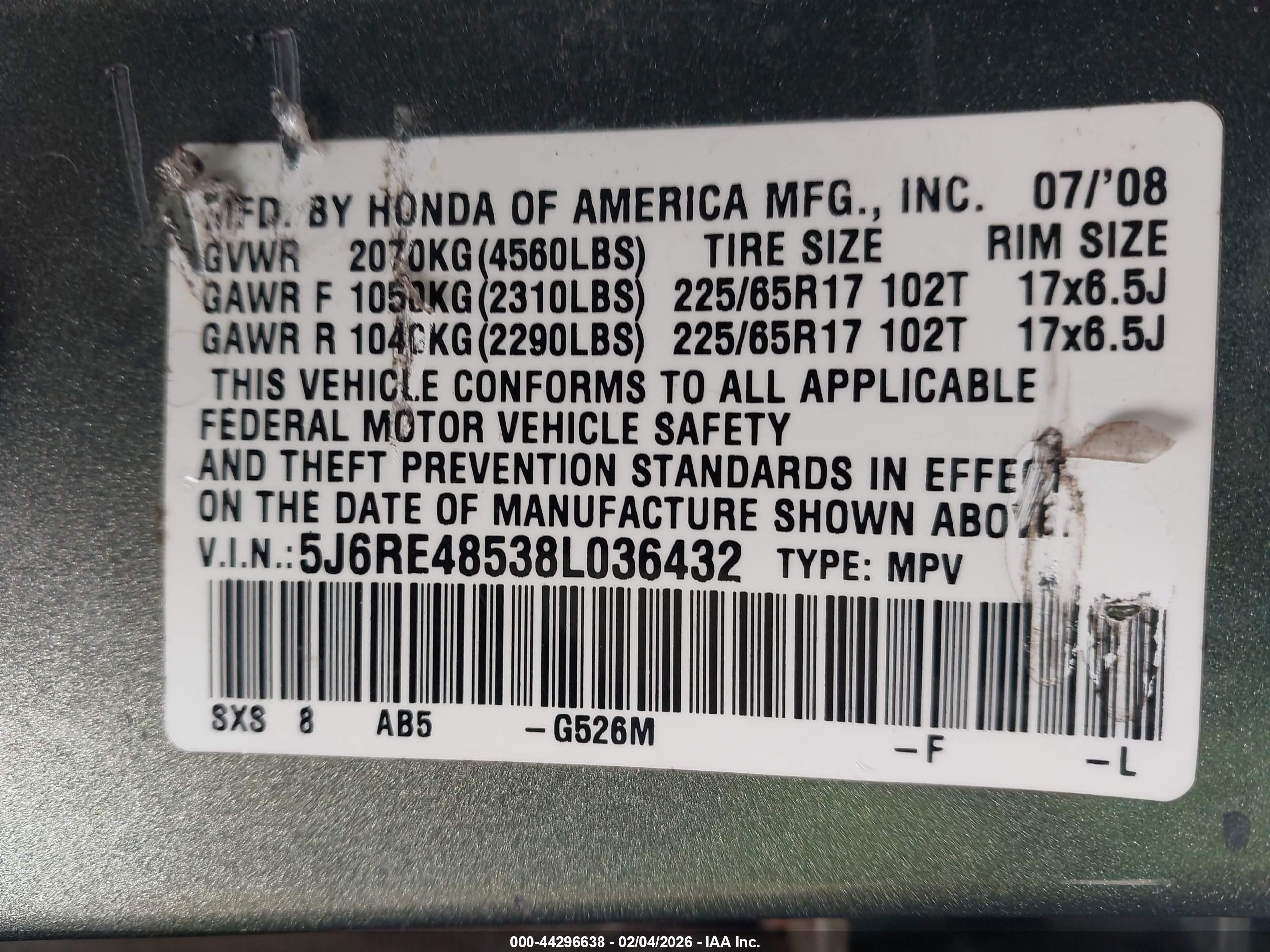 HONDA CR-V image 9