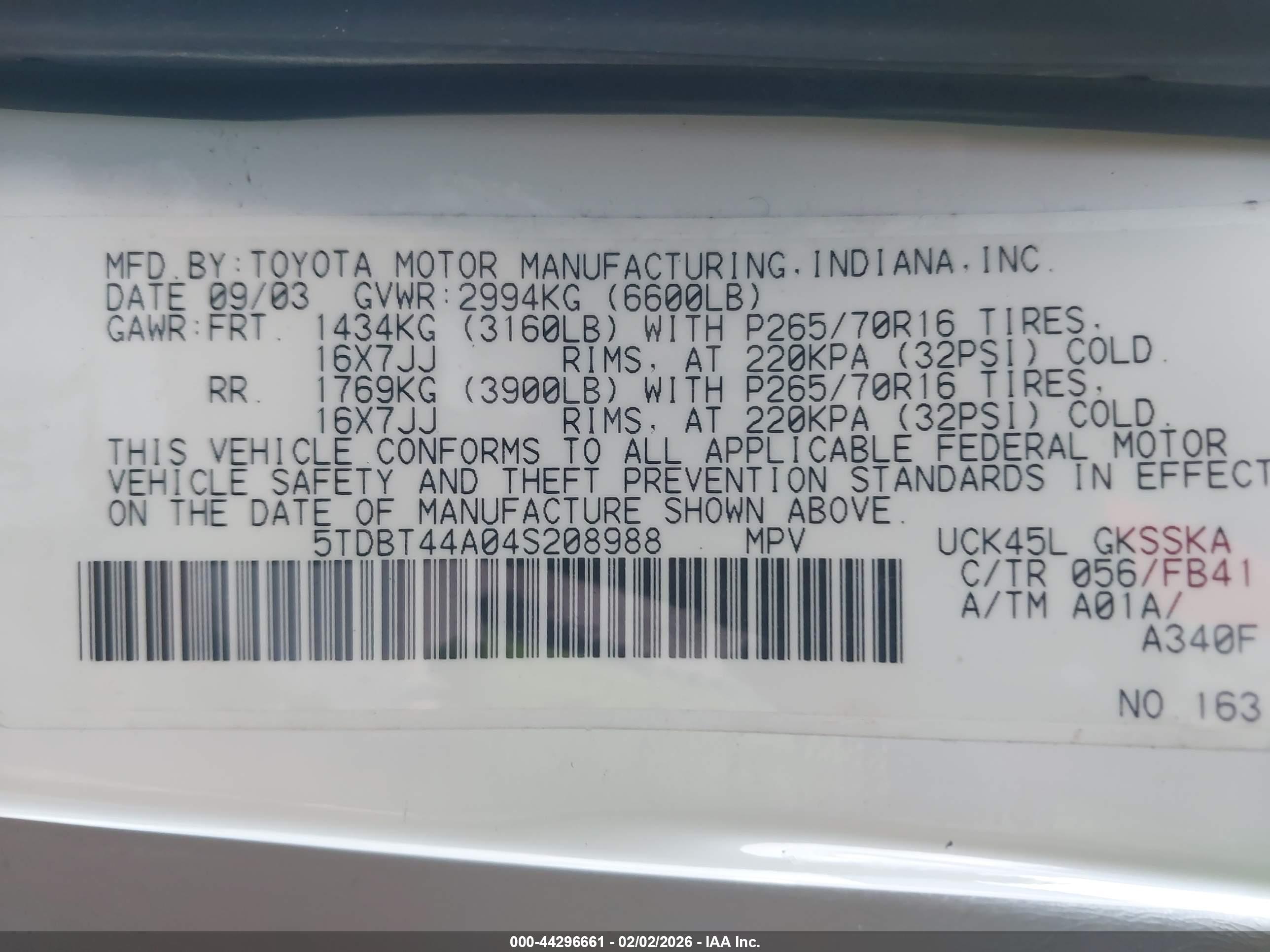 TOYOTA SEQUOIA image 9