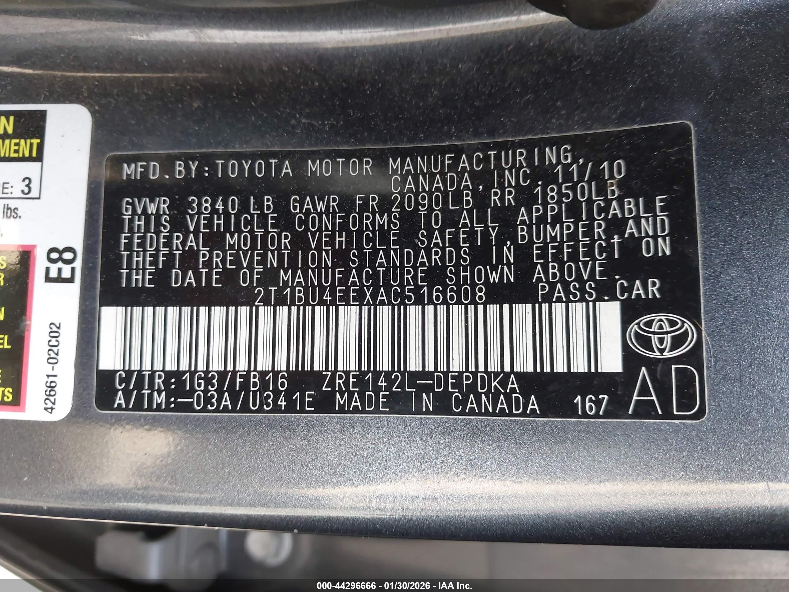 TOYOTA COROLLA image 9