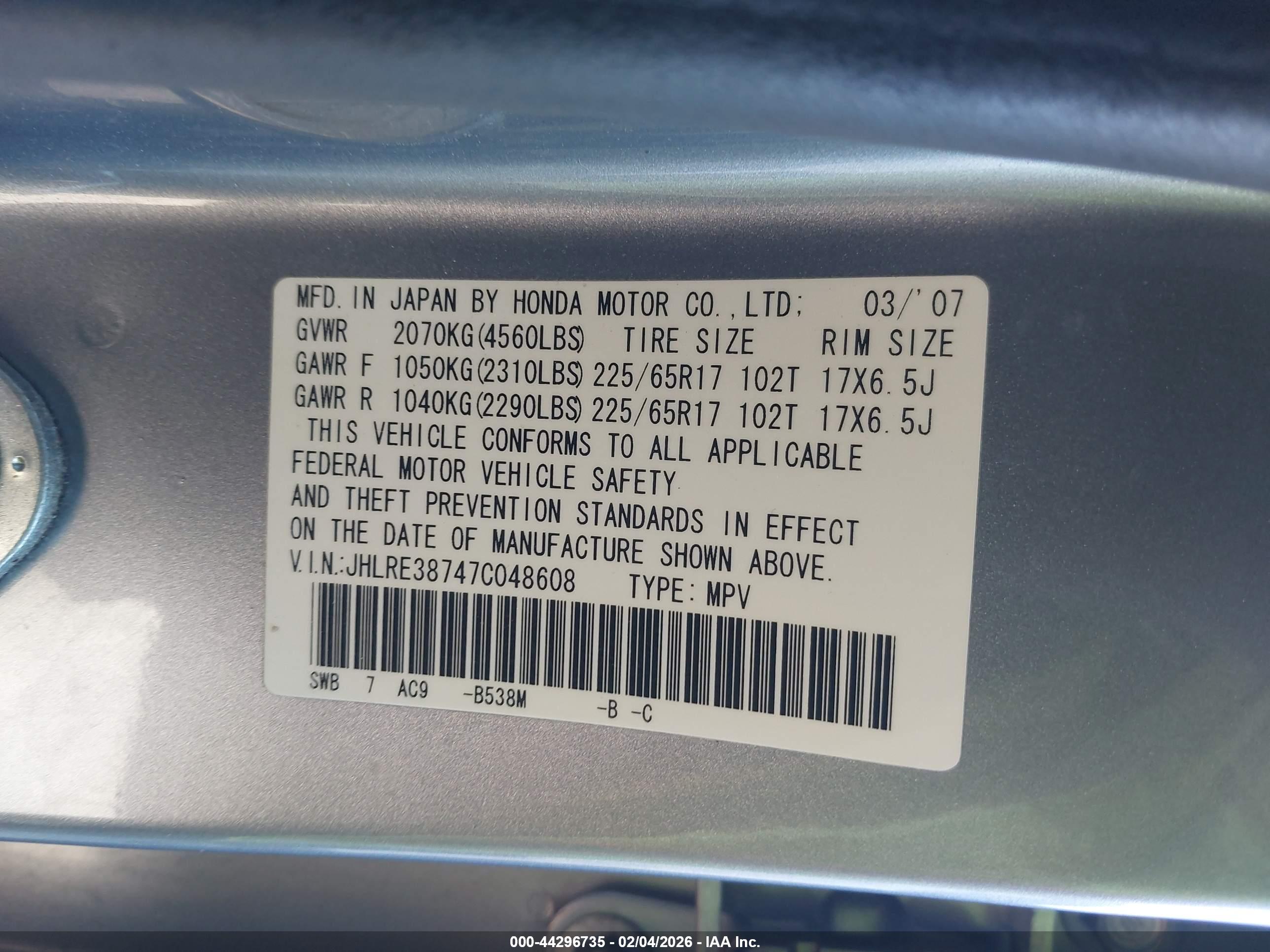 HONDA CR-V image 9