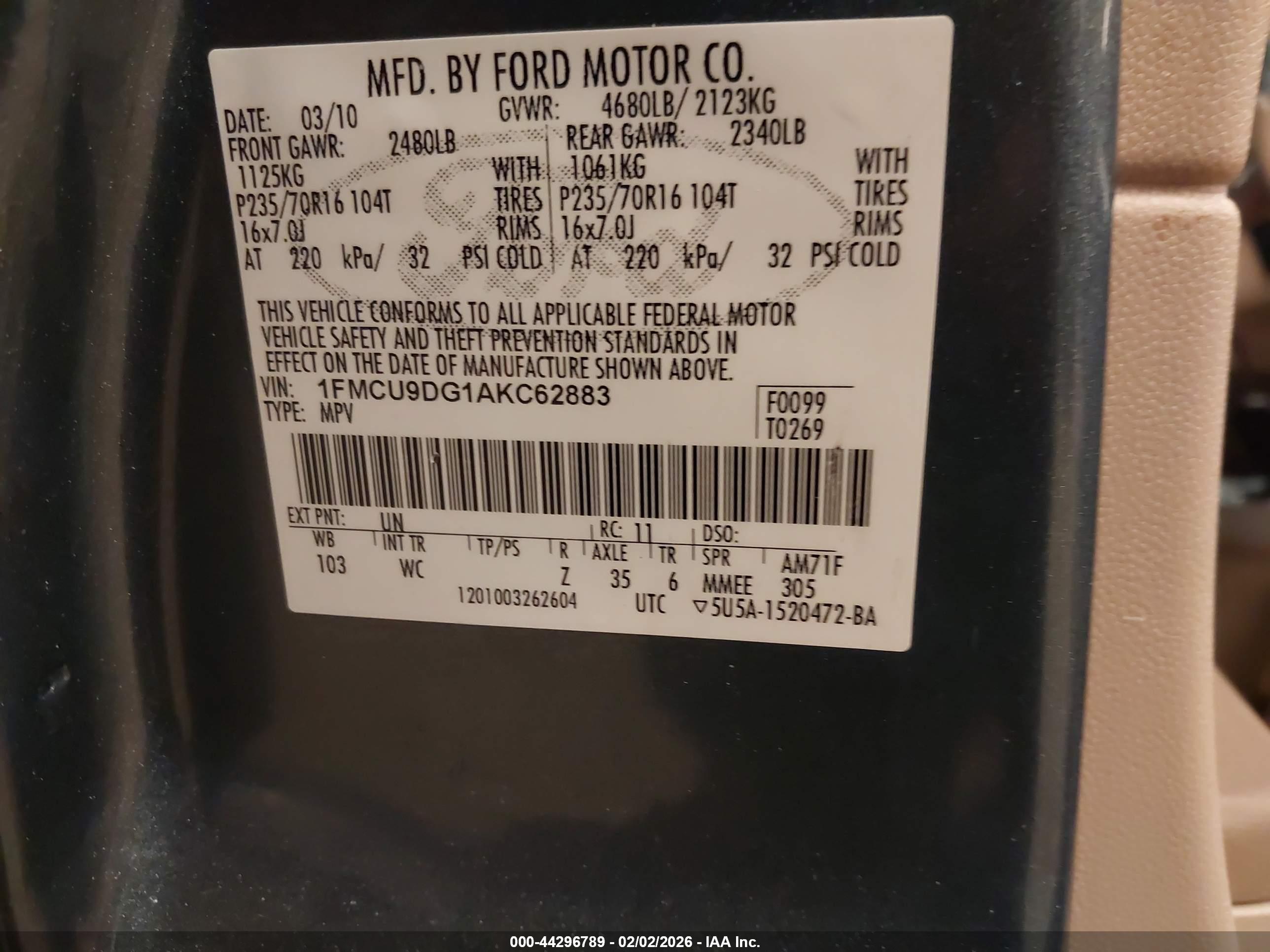 FORD ESCAPE image 9