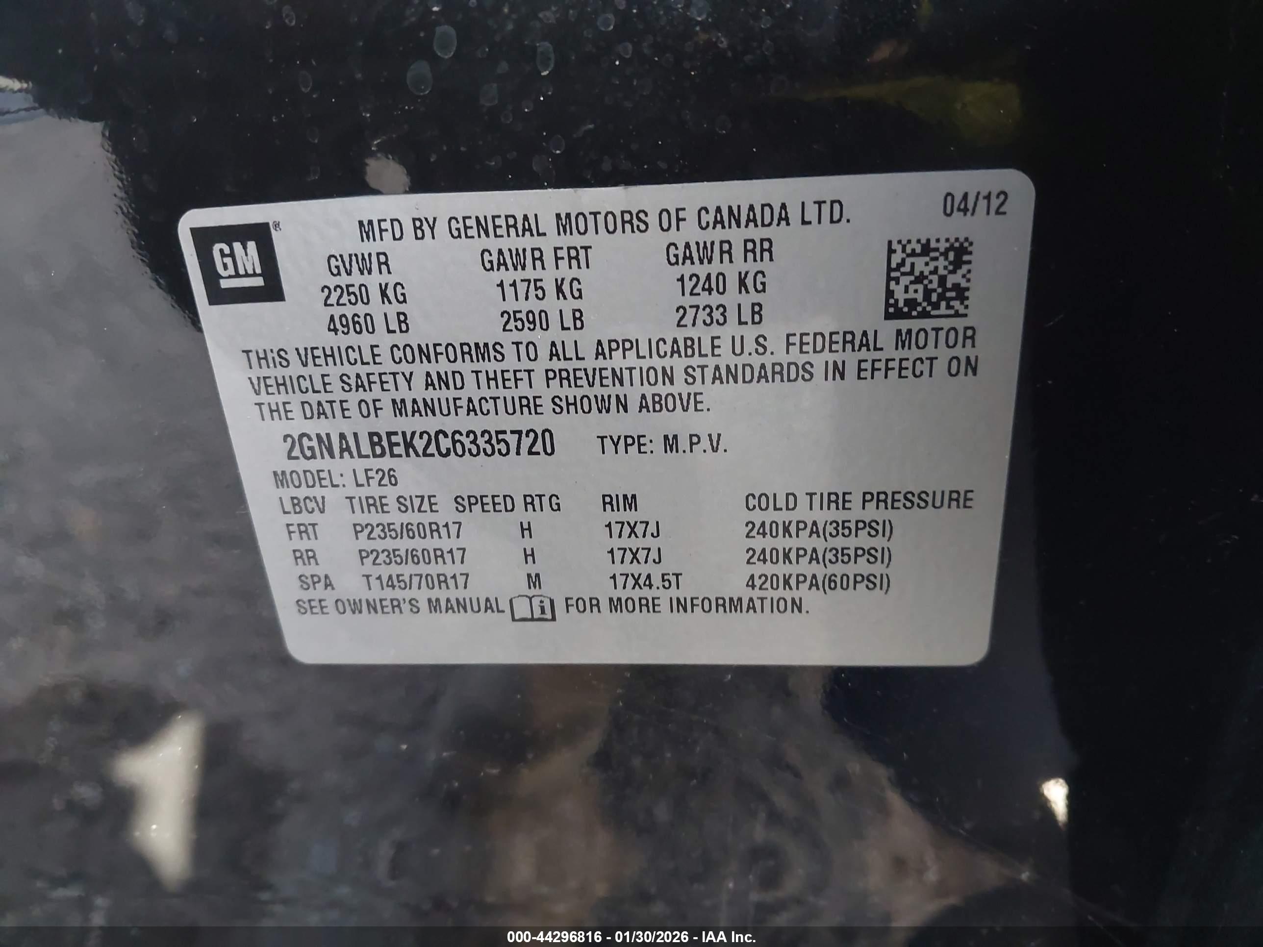 CHEVROLET EQUINOX image 9