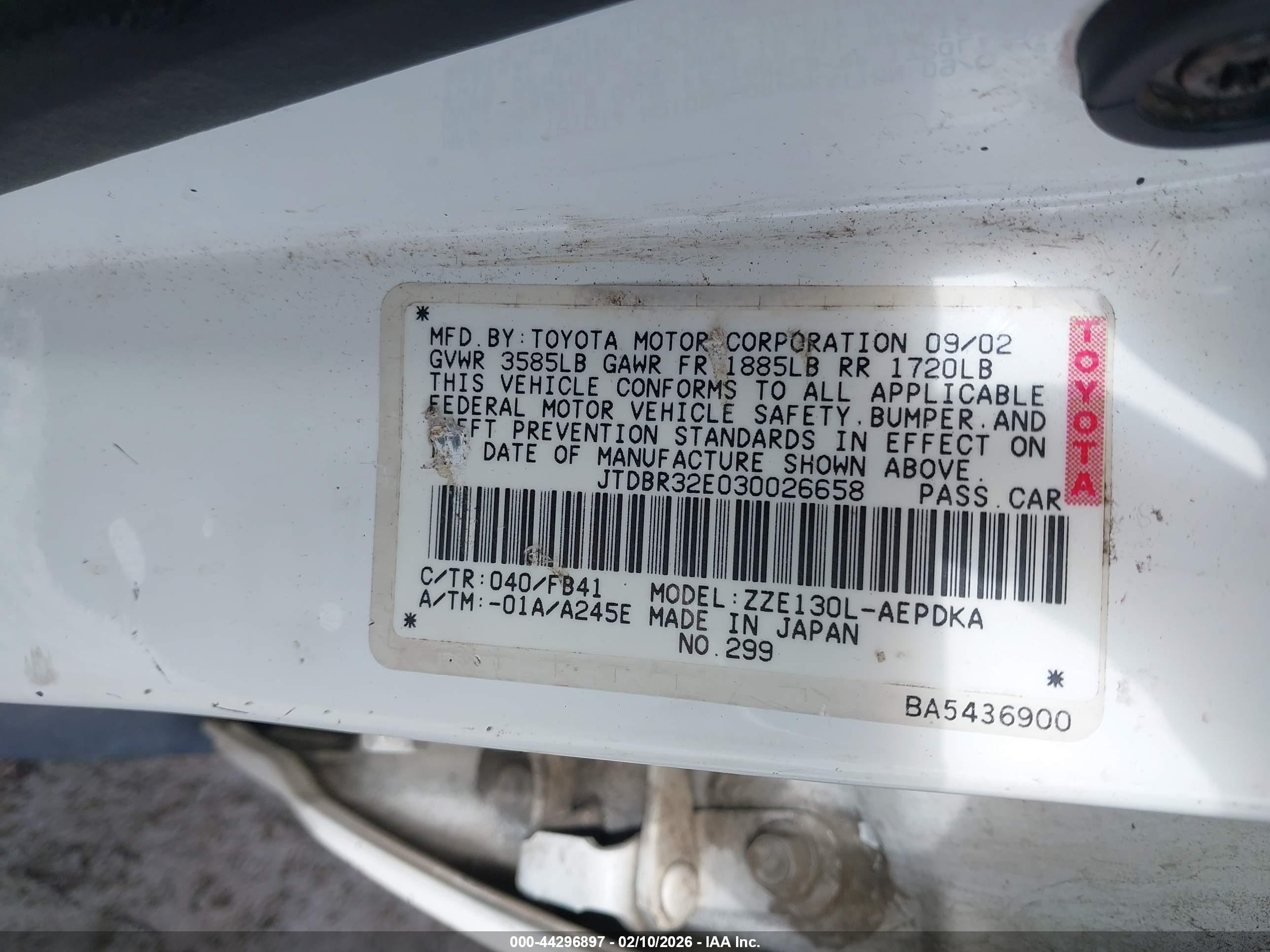 TOYOTA COROLLA image 9