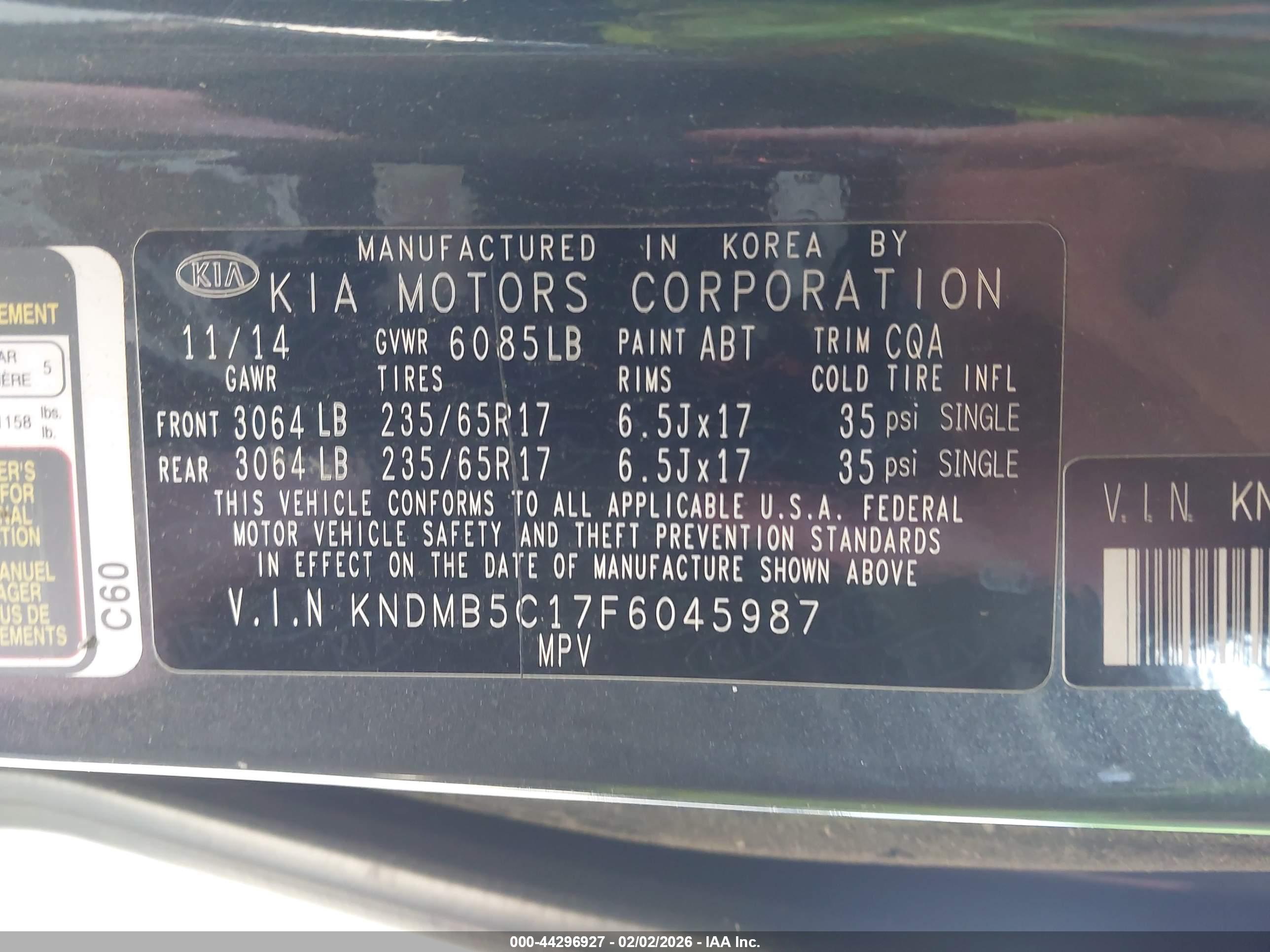 KIA SEDONA image 9