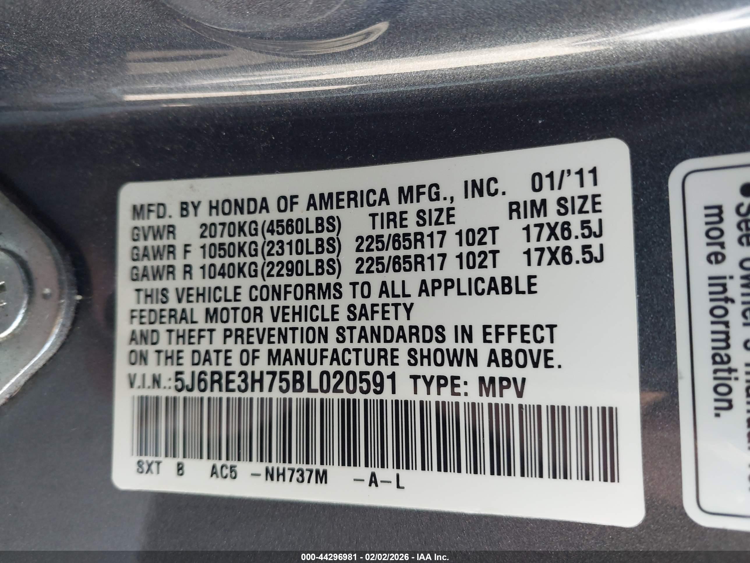 HONDA CR-V image 9