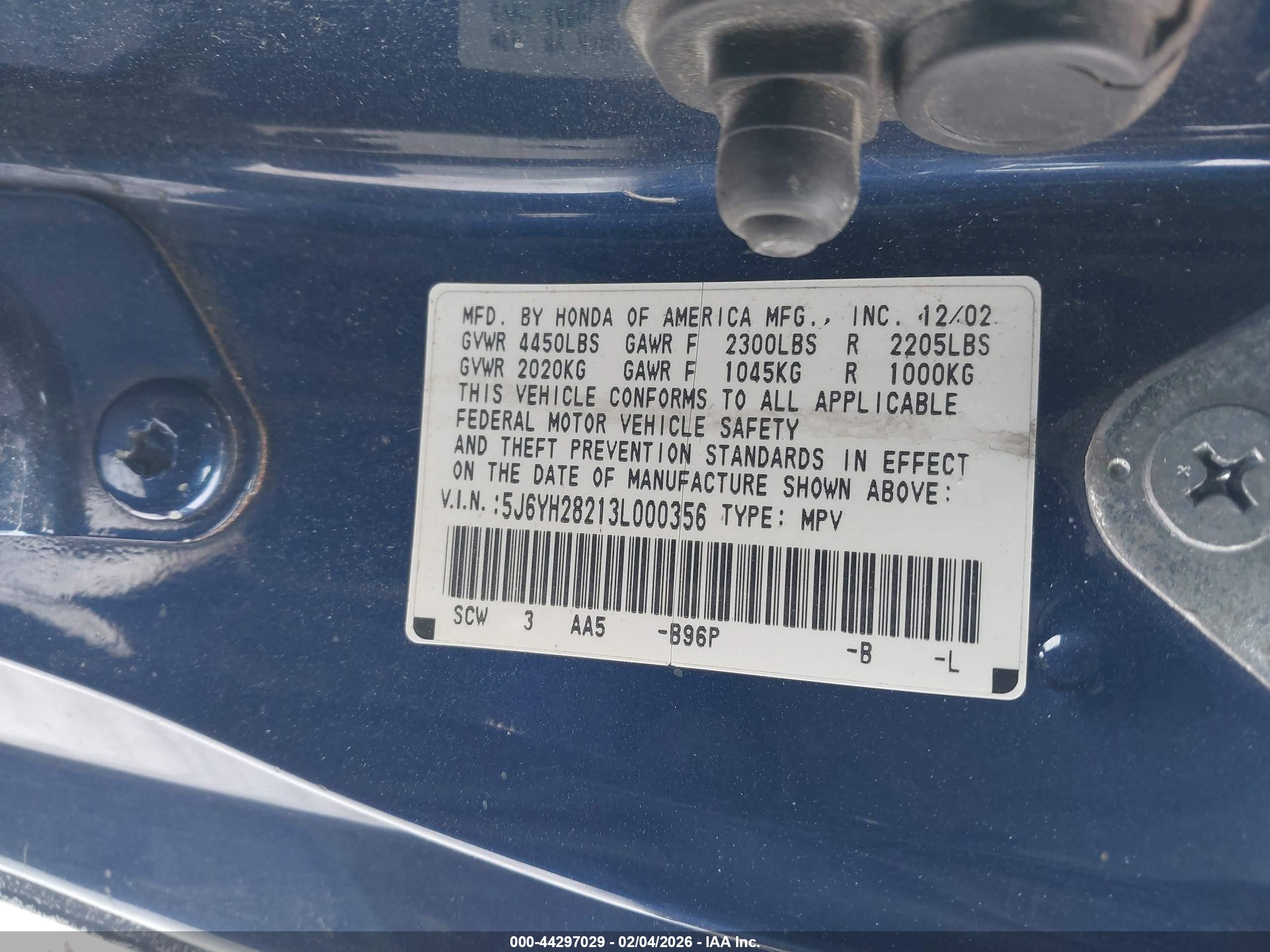 HONDA ELEMENT image 9