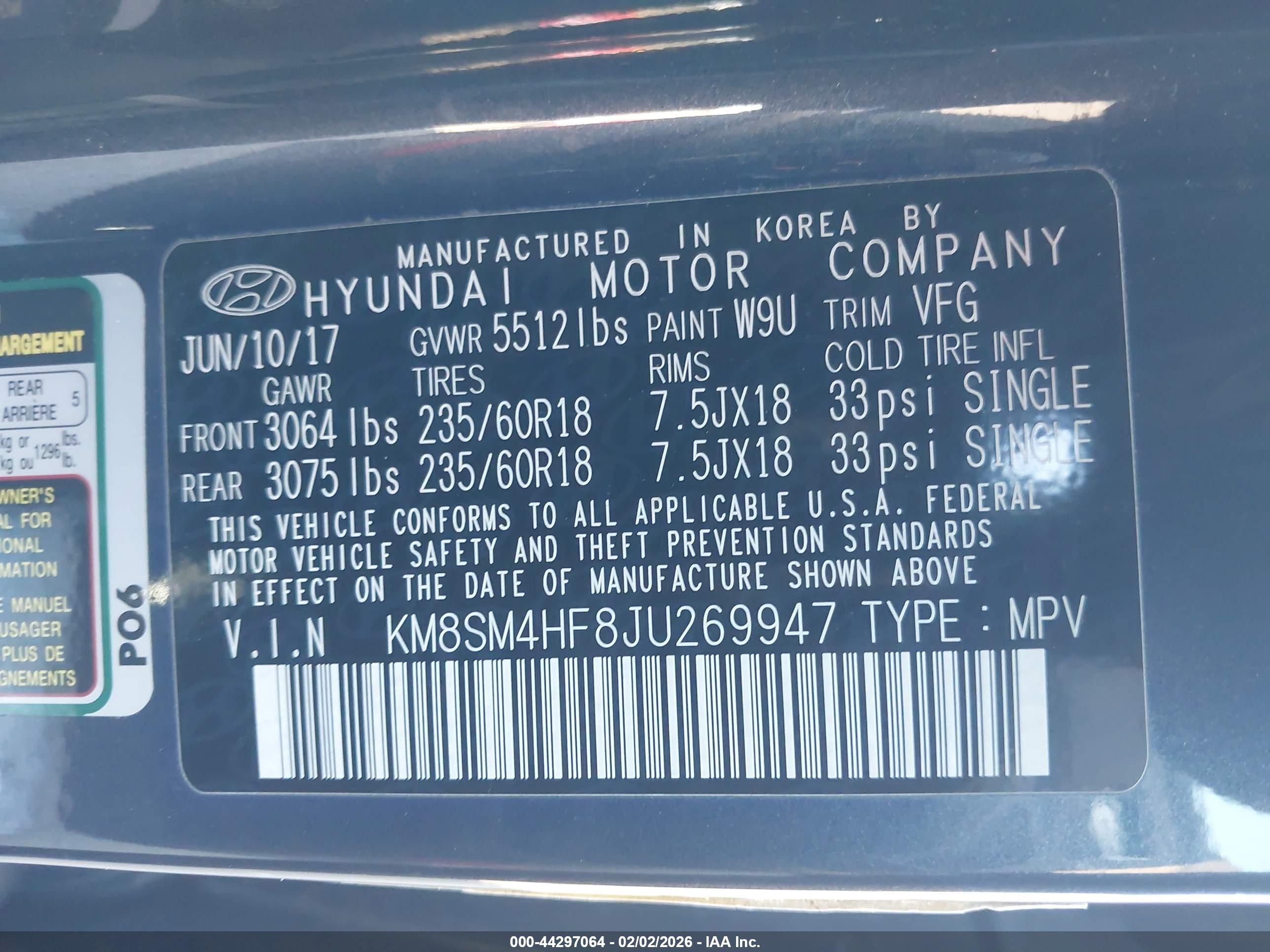 HYUNDAI SANTA image 9