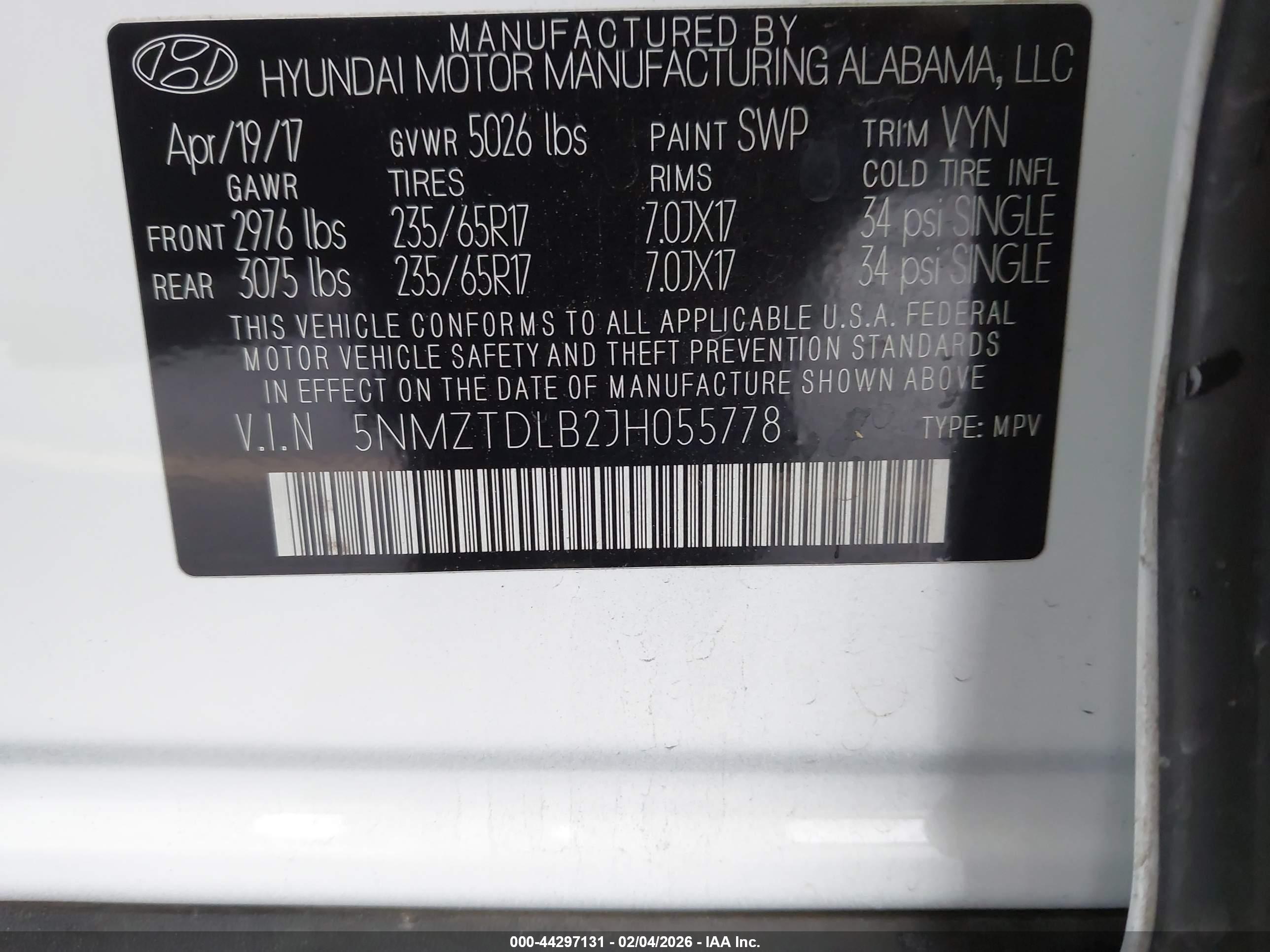 HYUNDAI SANTA image 9