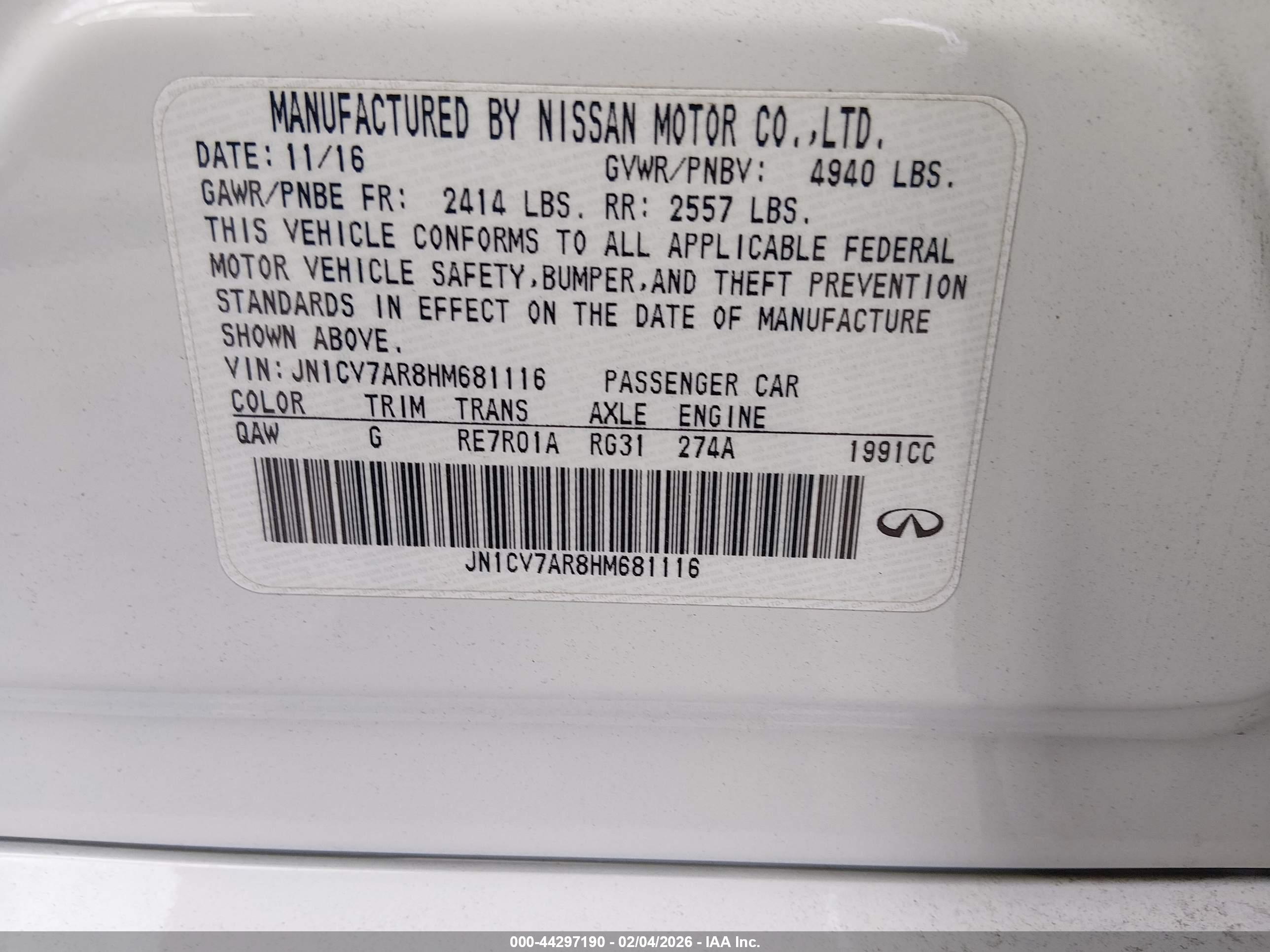 INFINITI Q50 image 9