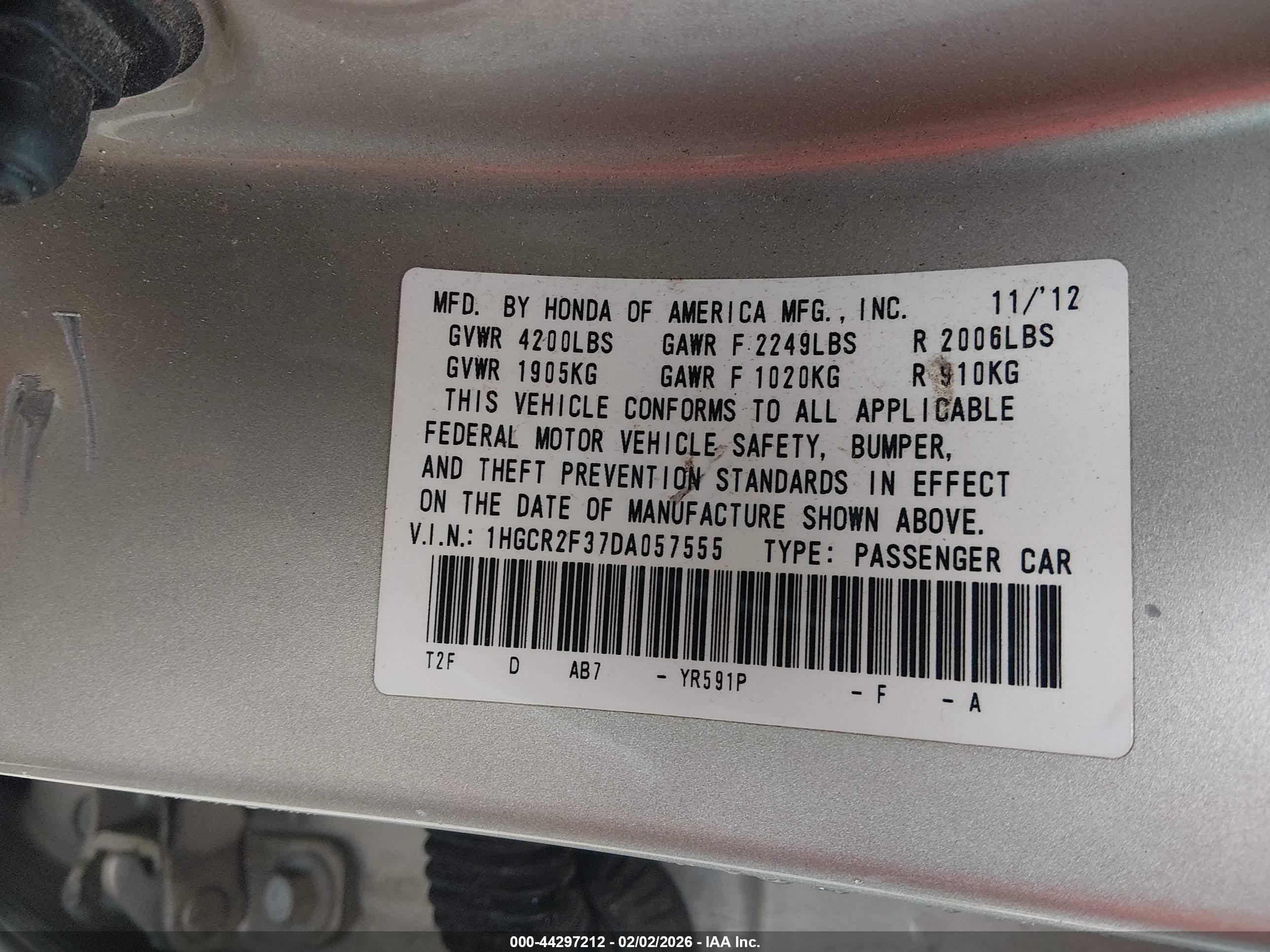 HONDA ACCORD image 9