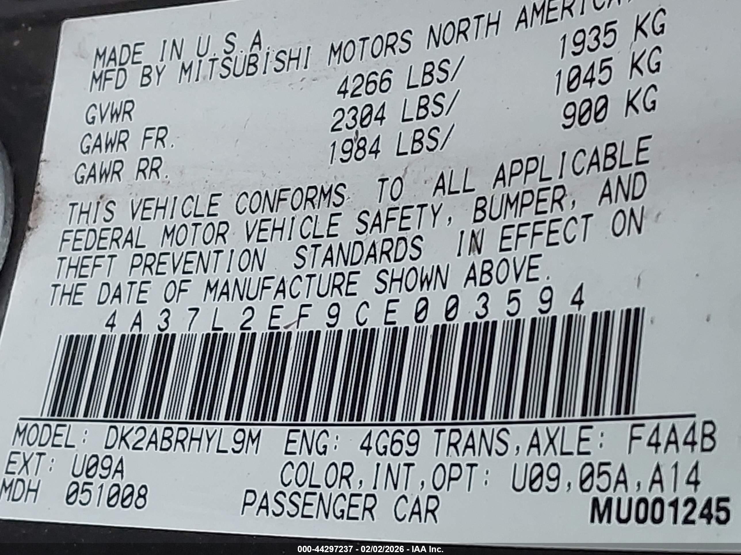 MITSUBISHI ECLIPSE image 9