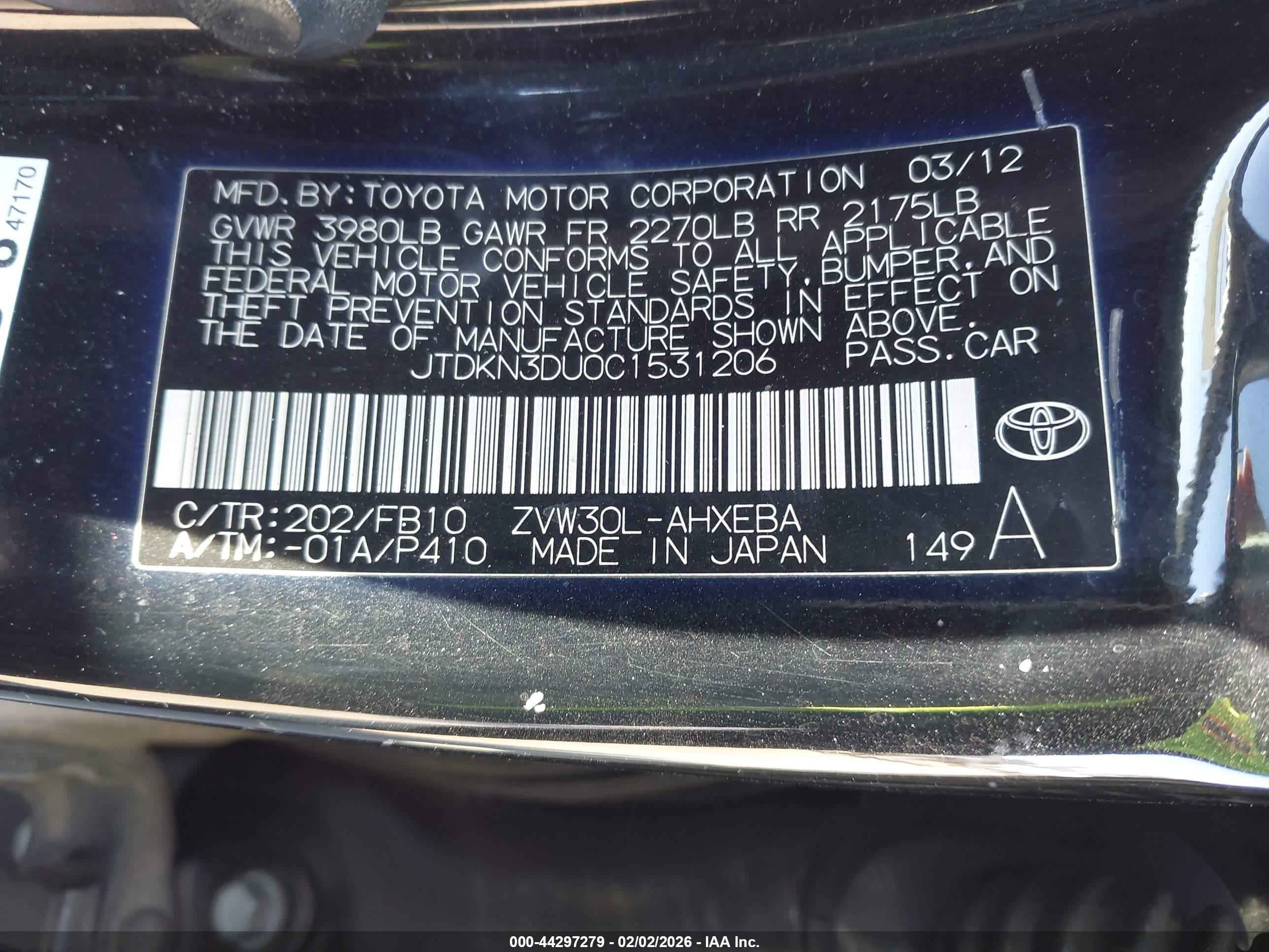 TOYOTA PRIUS image 9