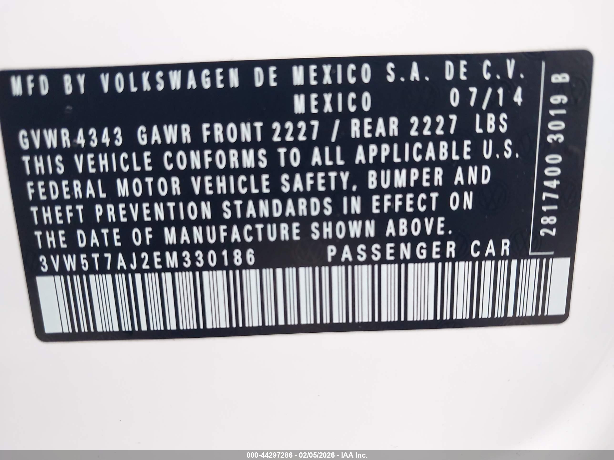 VOLKSWAGEN JETTA image 9