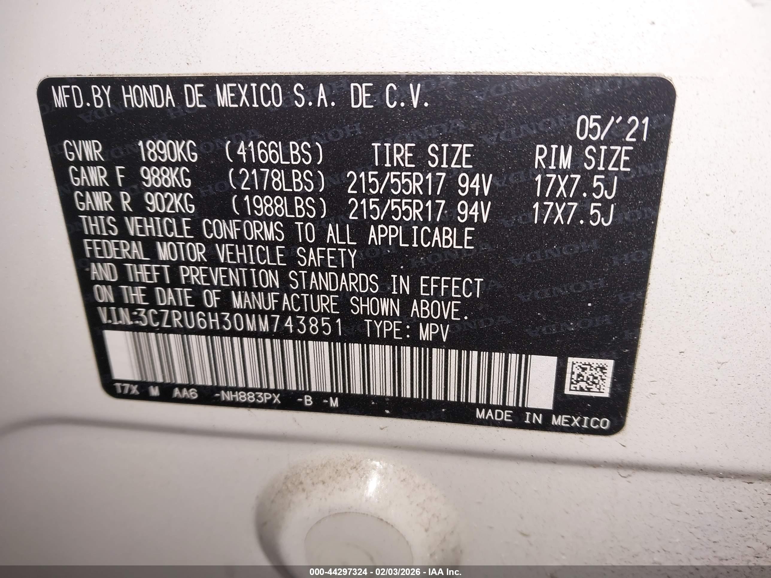 HONDA HR-V image 9
