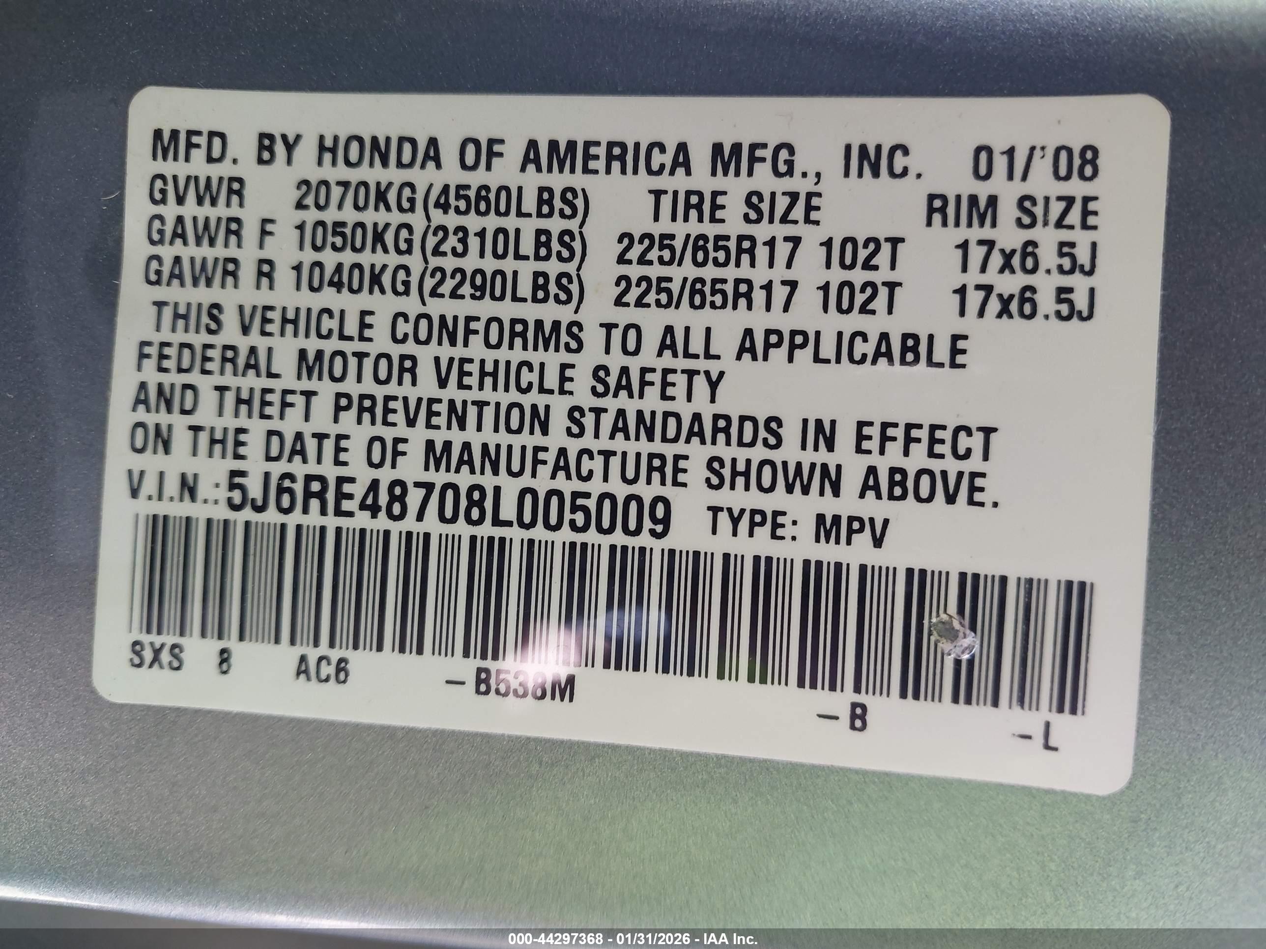 HONDA CR-V image 9