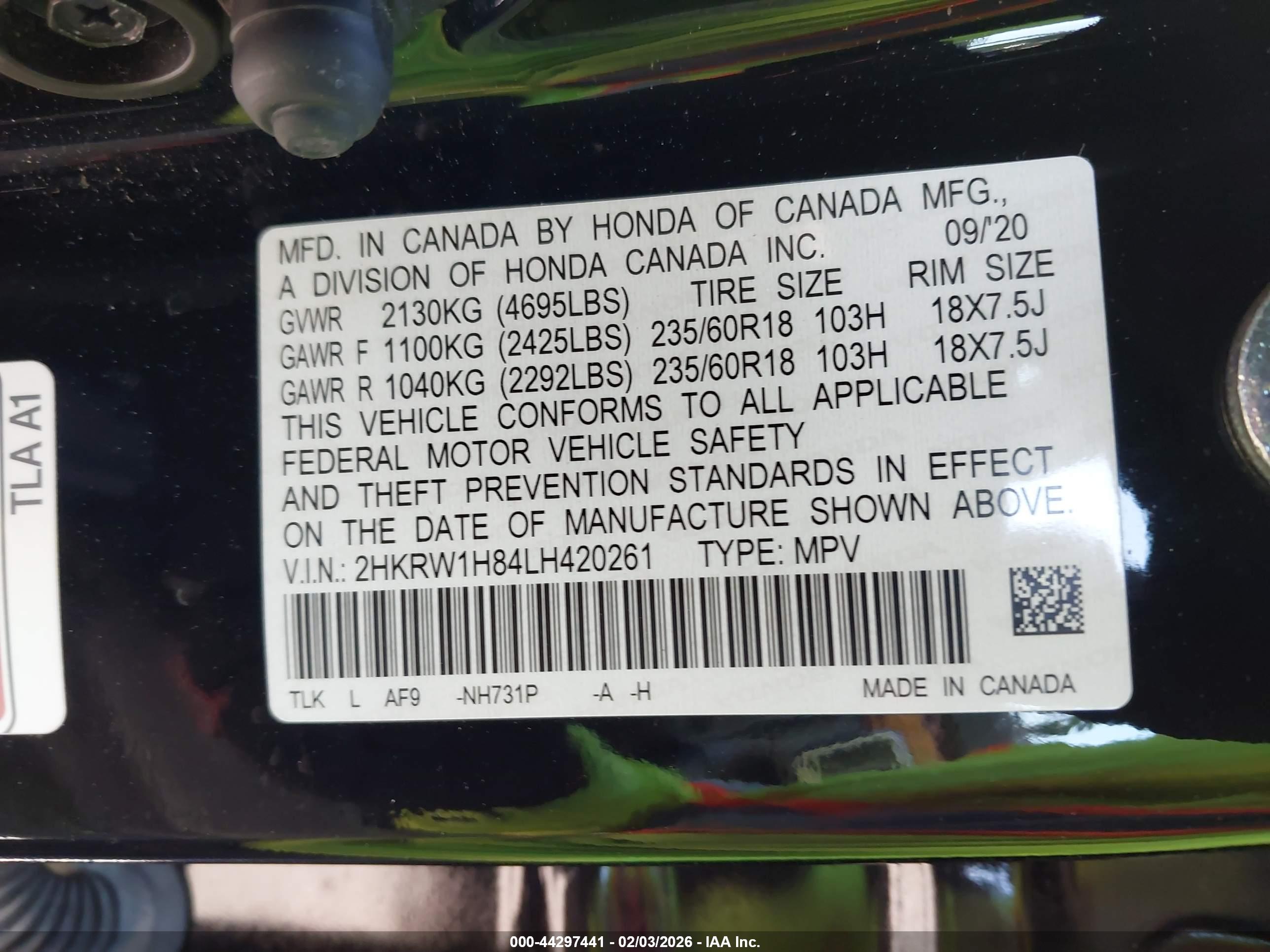 HONDA CR-V image 9