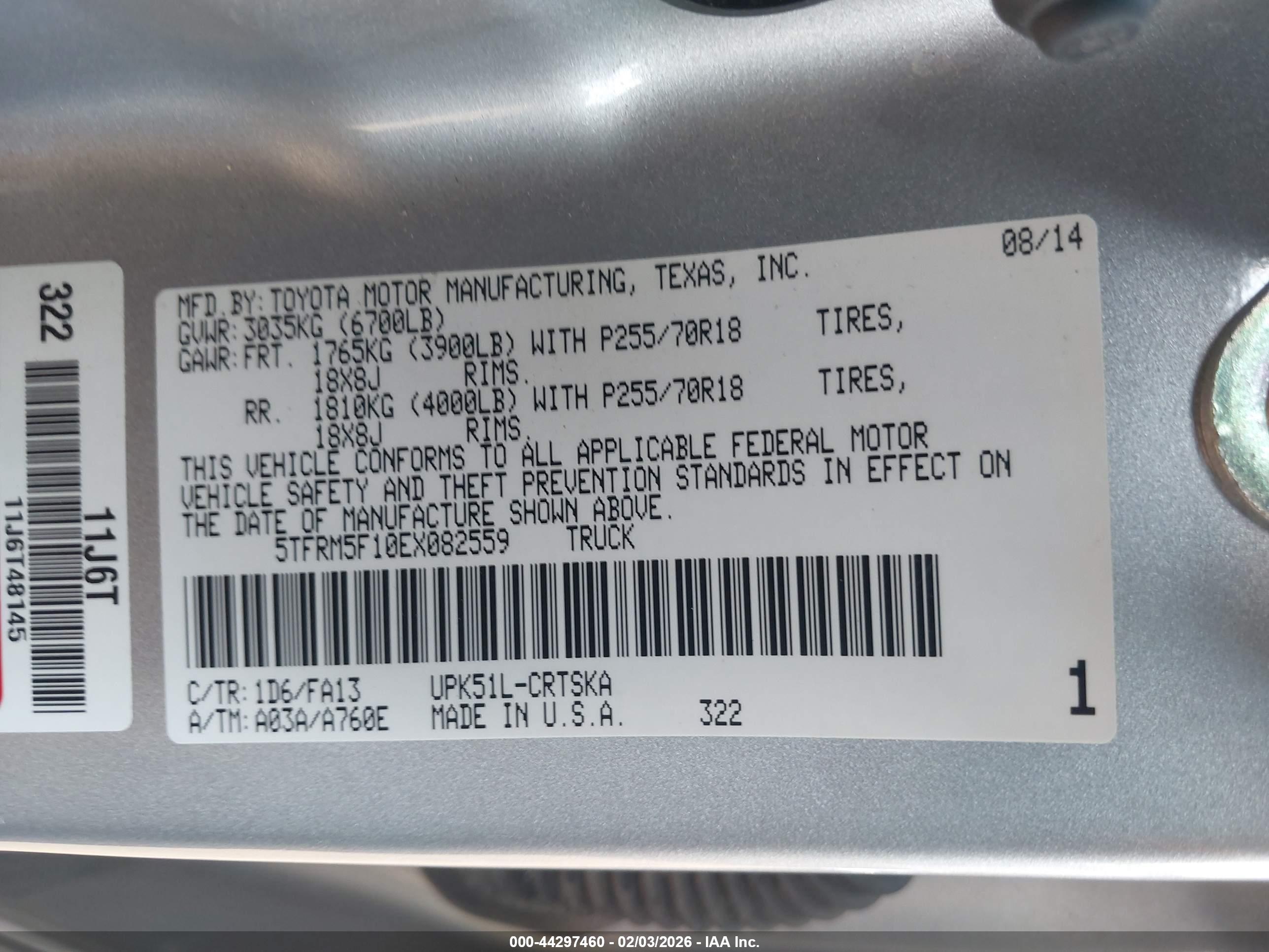TOYOTA TUNDRA image 9
