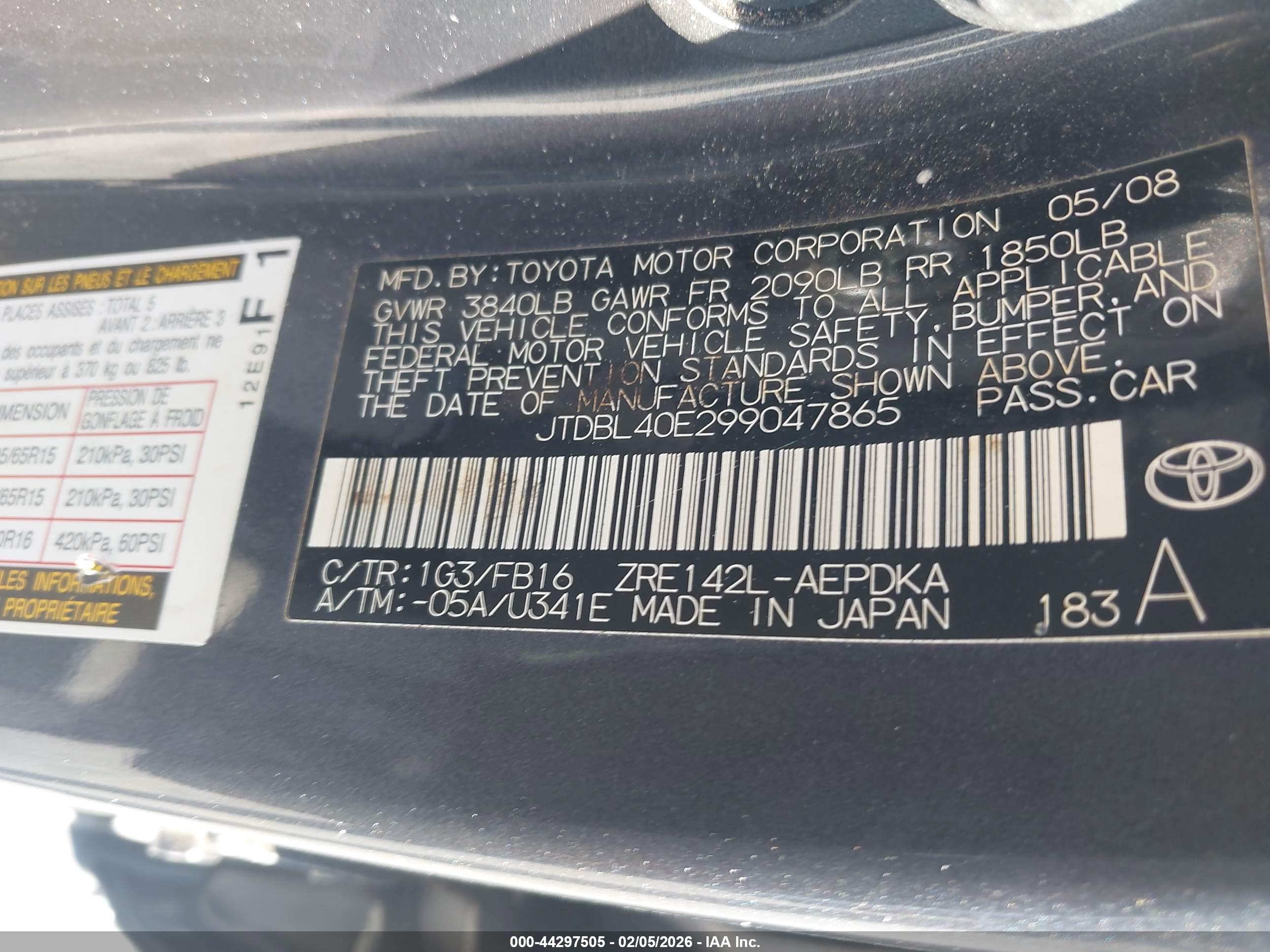 TOYOTA COROLLA image 9