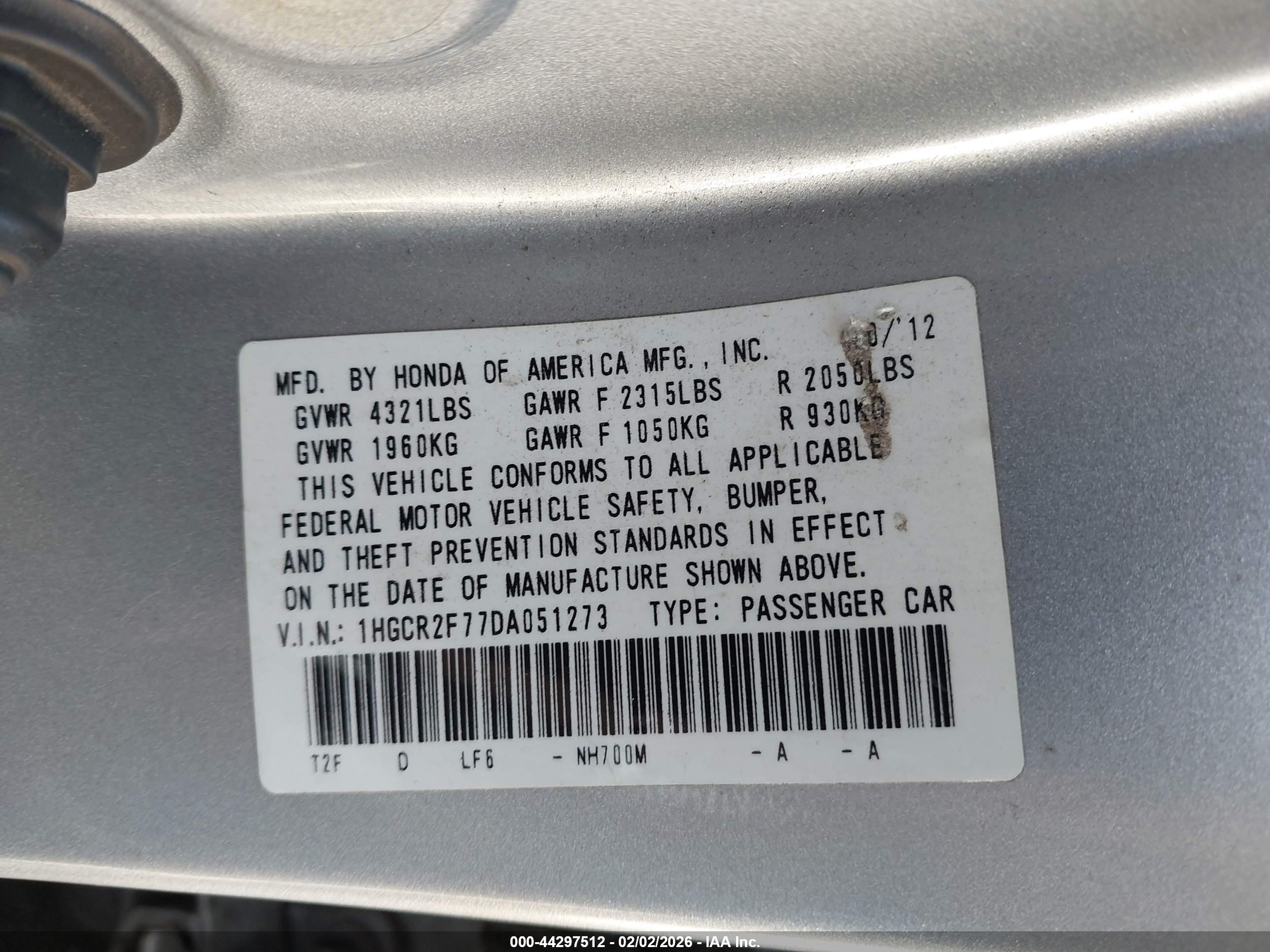 HONDA ACCORD image 9