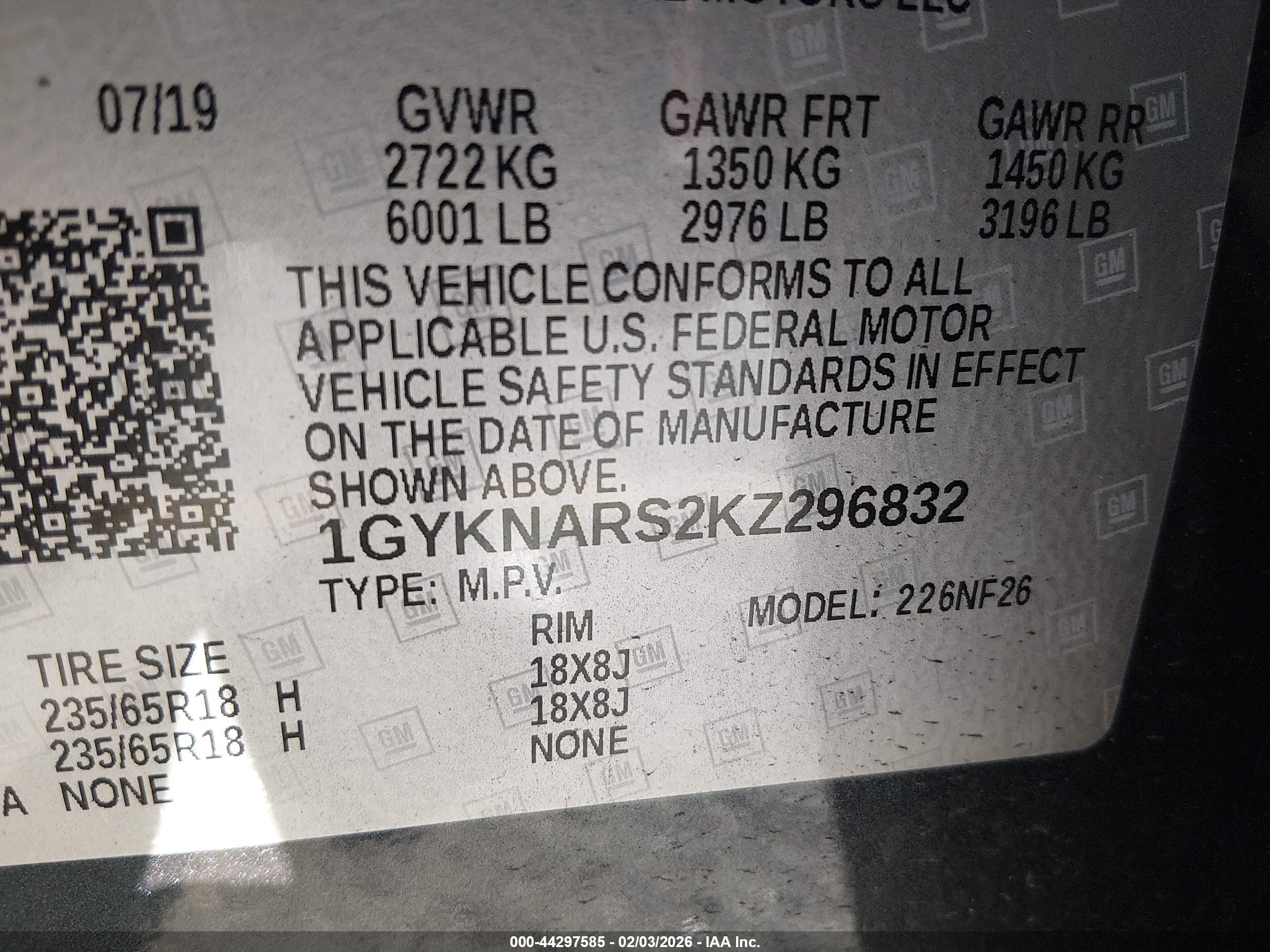 CADILLAC XT5 image 9