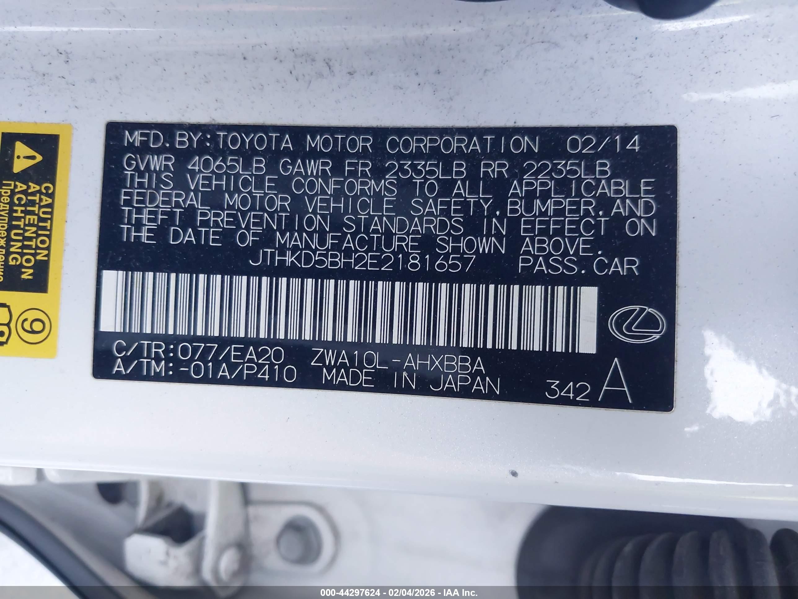 LEXUS CT image 9
