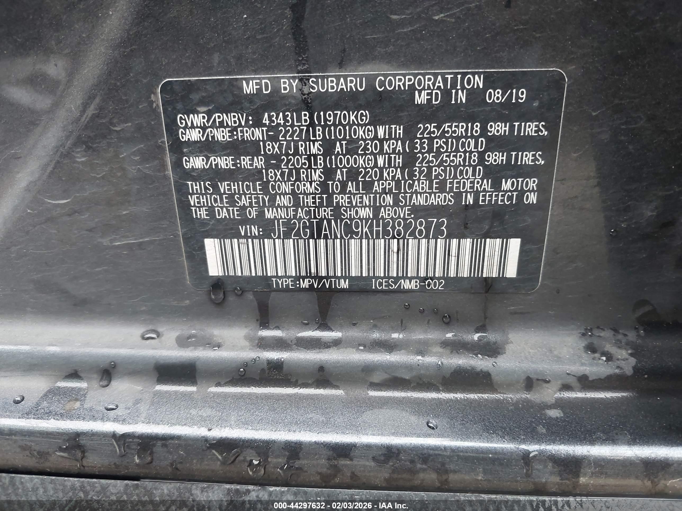 SUBARU CROSSTREK image 9
