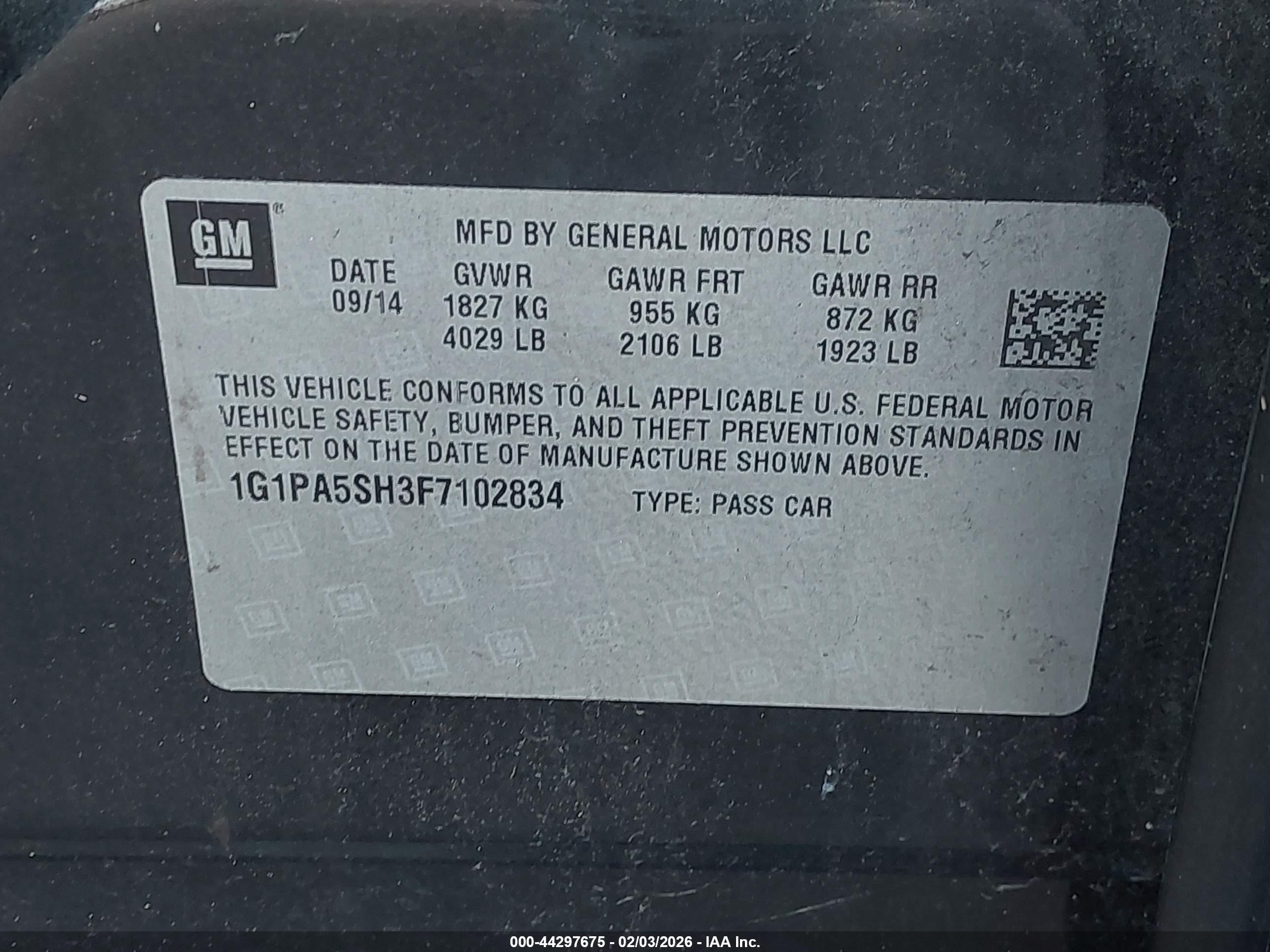 CHEVROLET CRUZE image 9