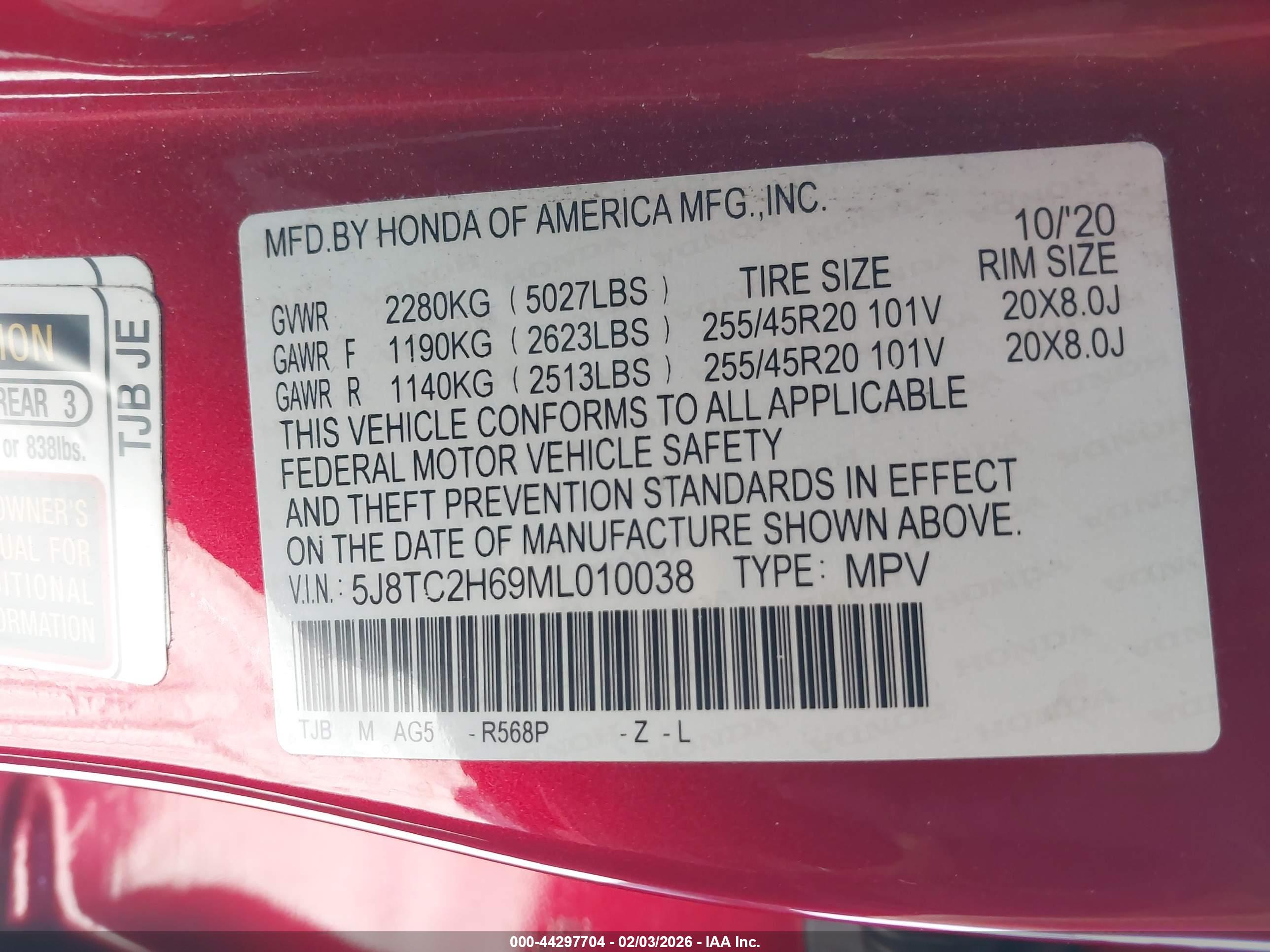 ACURA RDX image 9