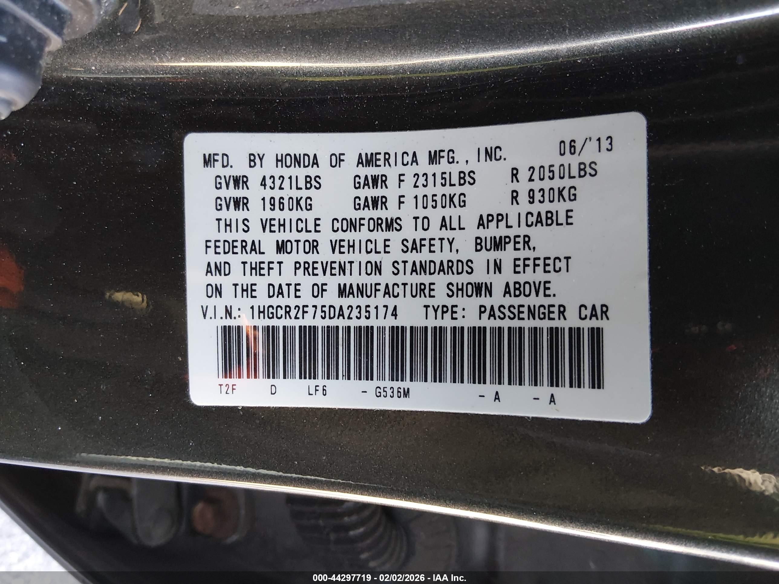 HONDA ACCORD image 9