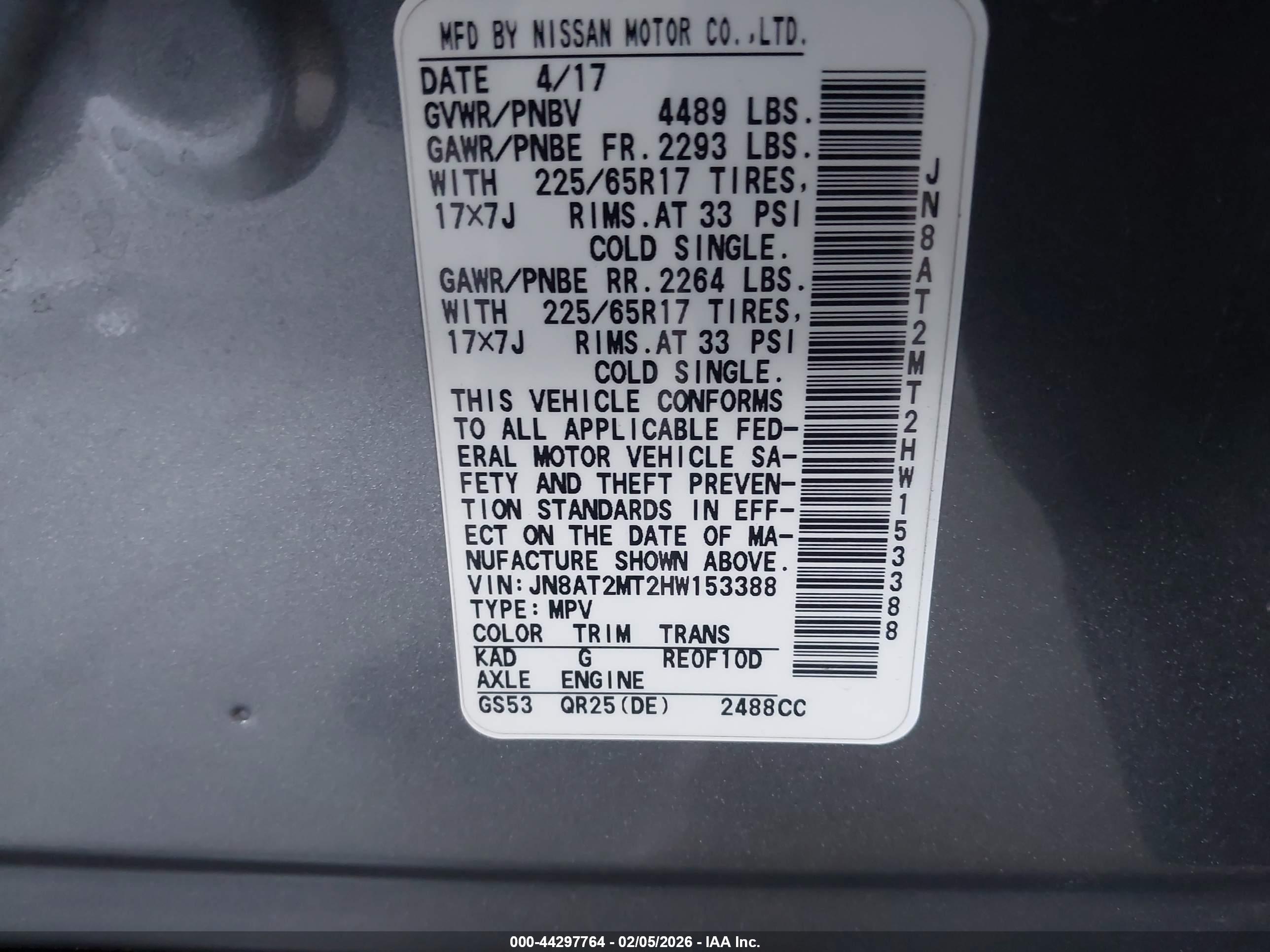 NISSAN ROGUE image 9