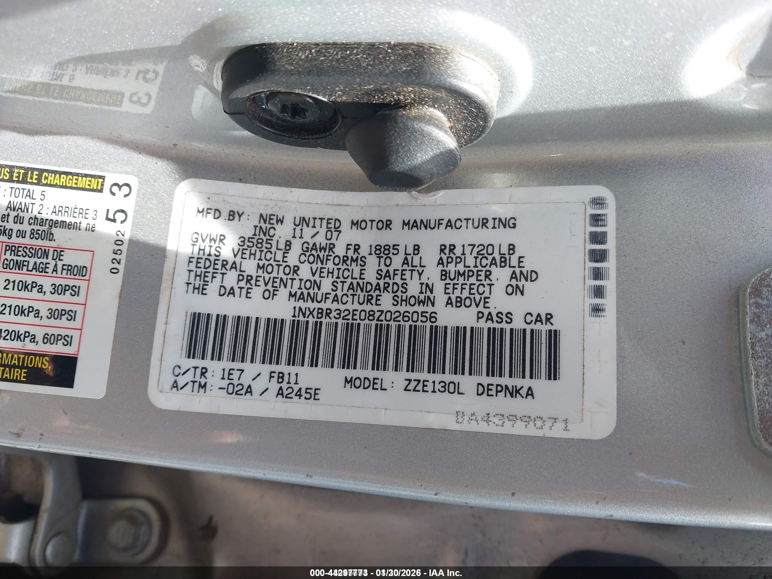 TOYOTA COROLLA image 9