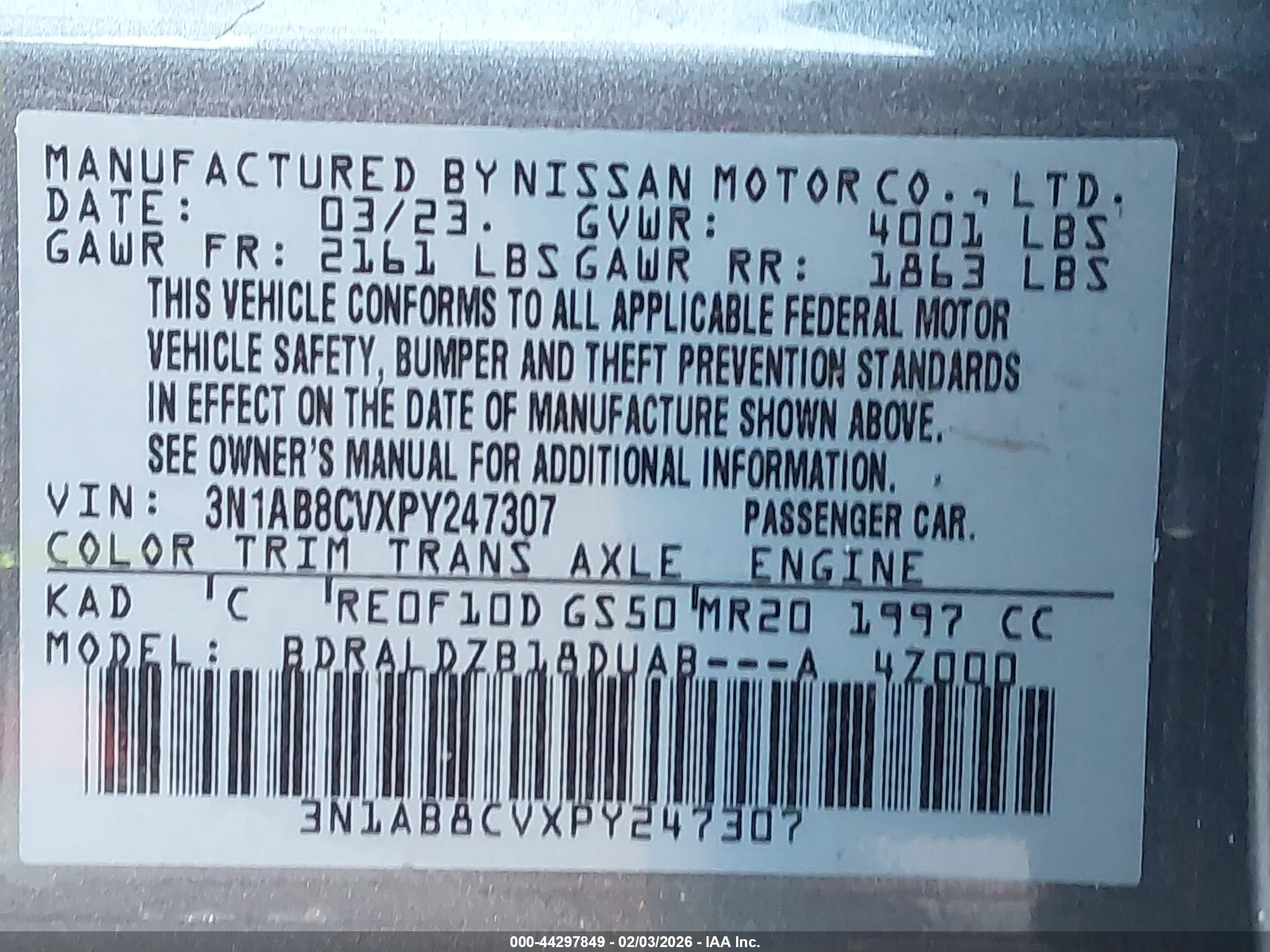 NISSAN SENTRA image 9