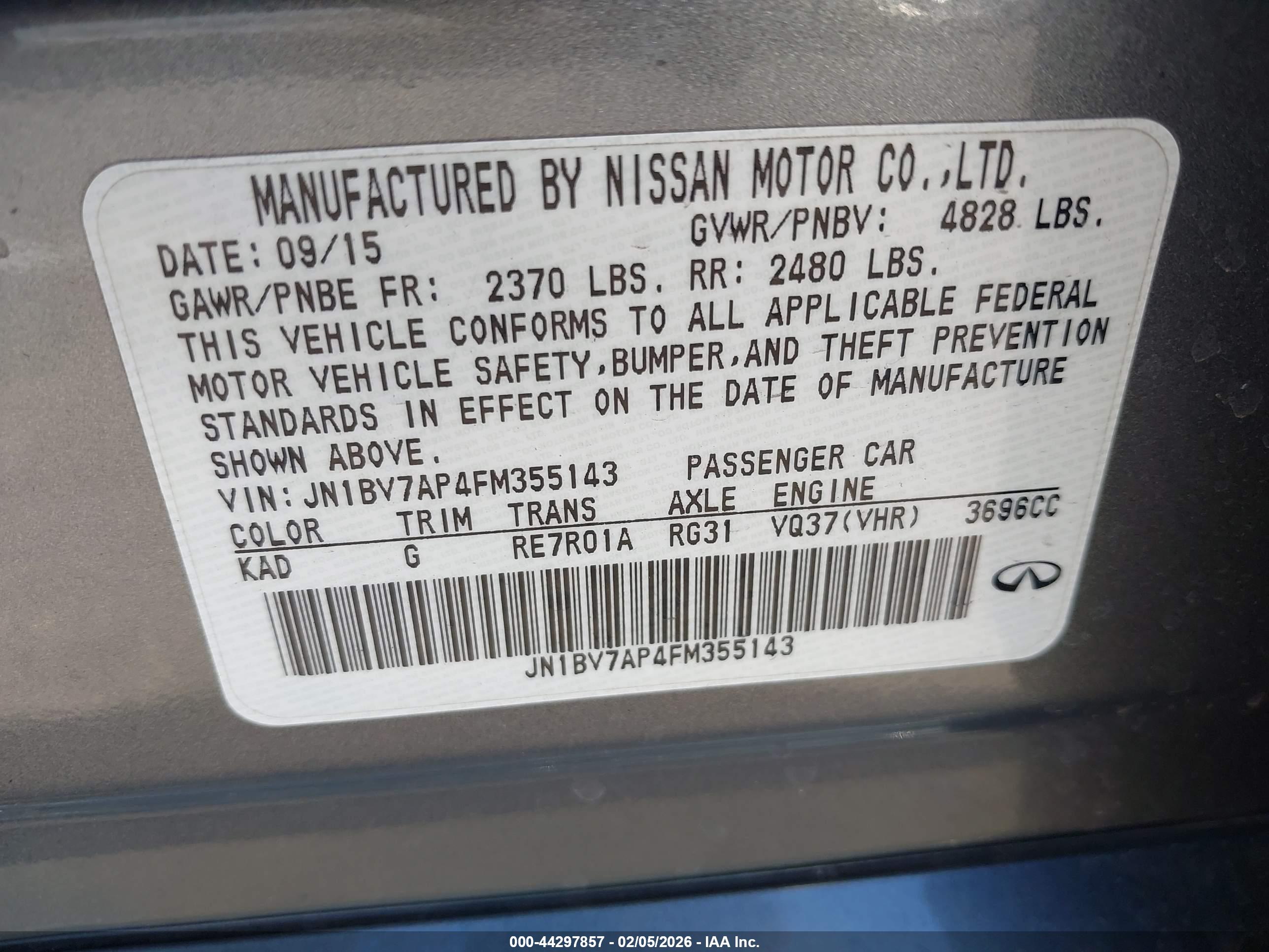 INFINITI Q50 image 9