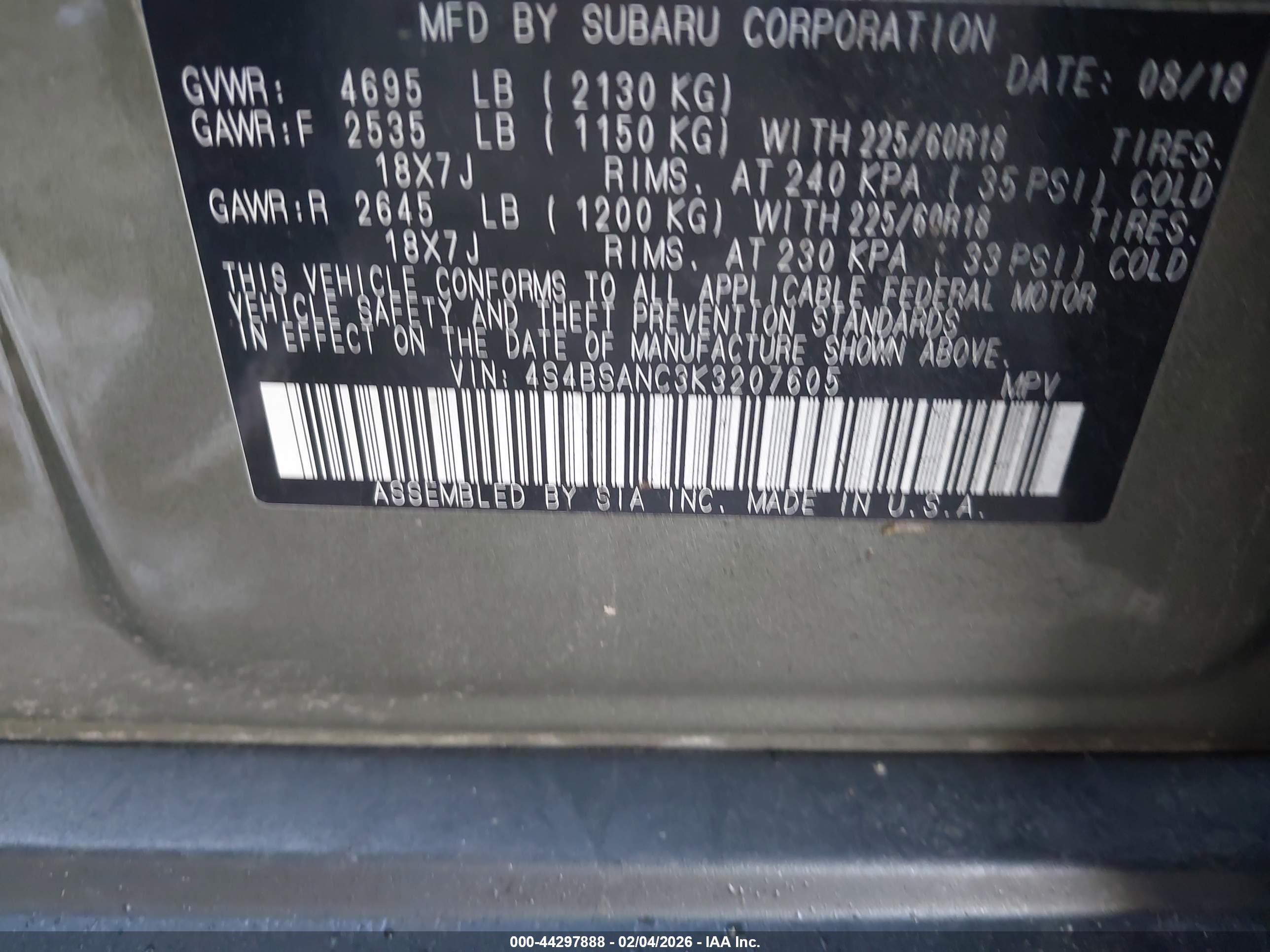 SUBARU OUTBACK image 9