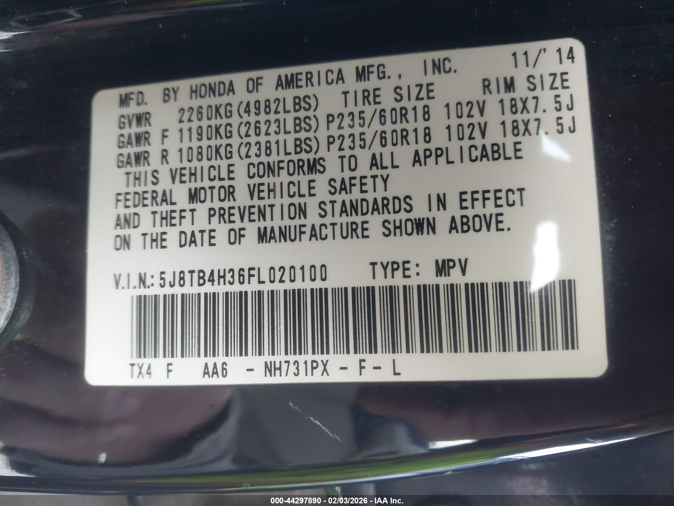 ACURA RDX image 9