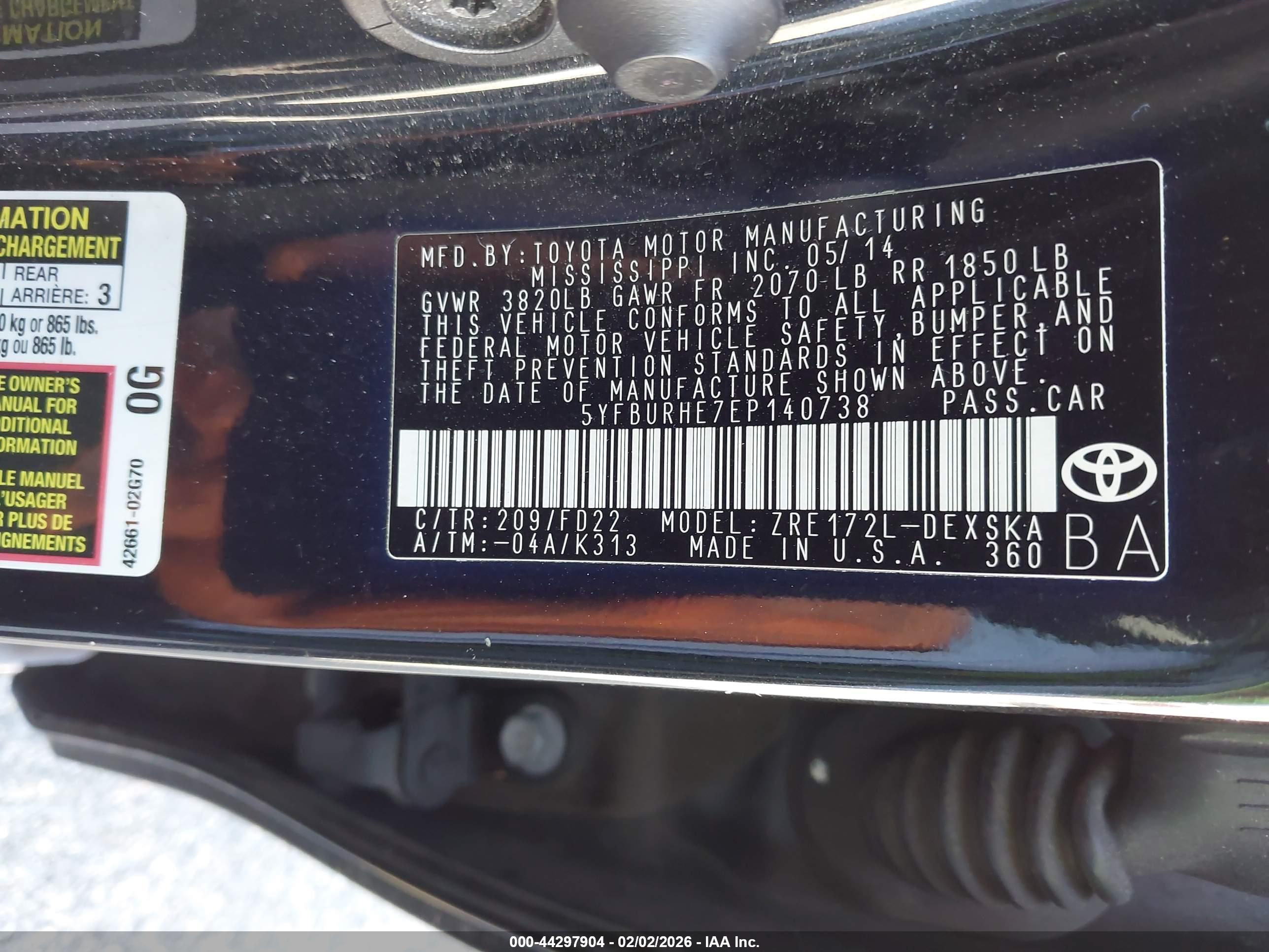 TOYOTA COROLLA image 9