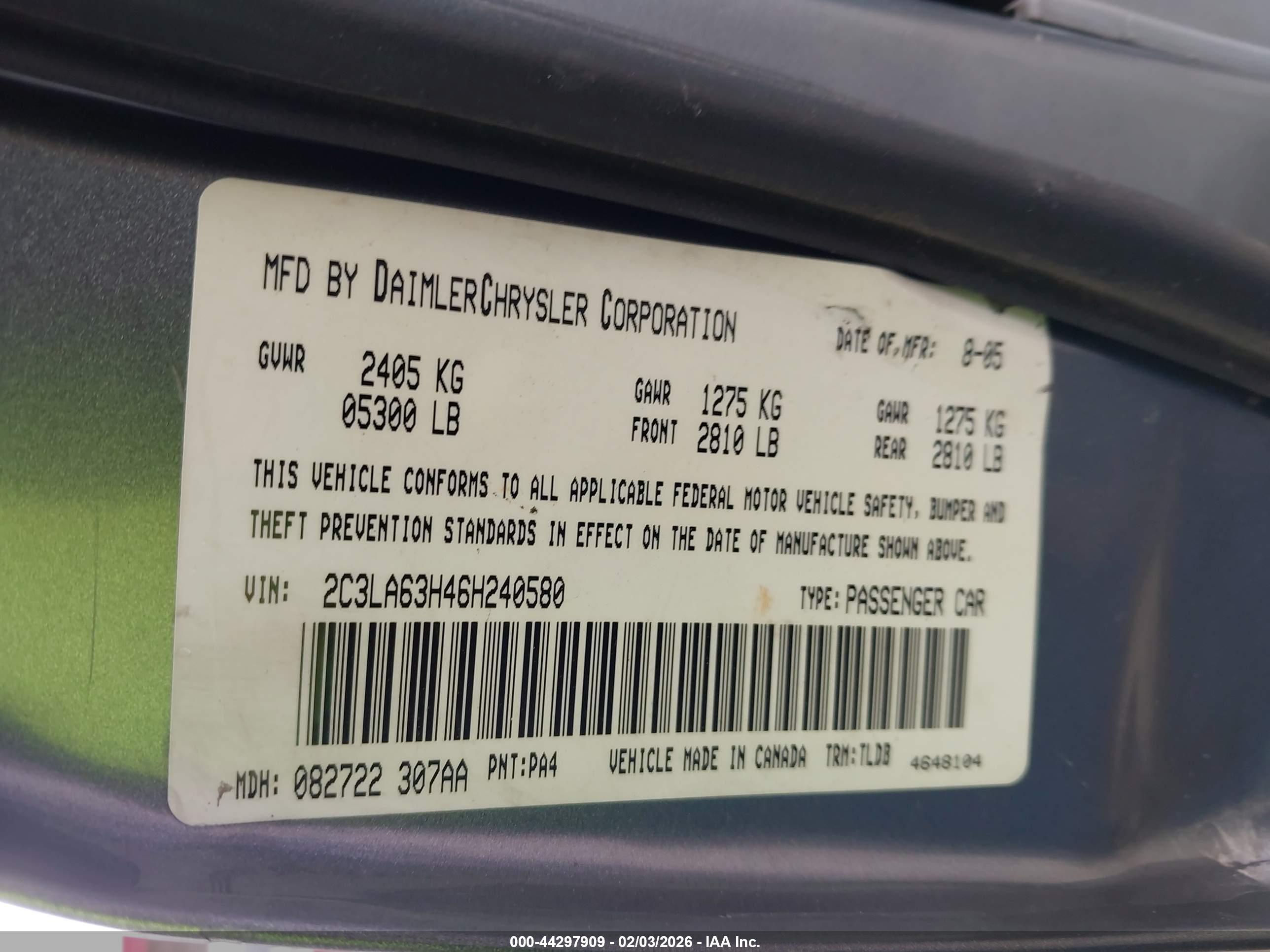 CHRYSLER 300C image 9