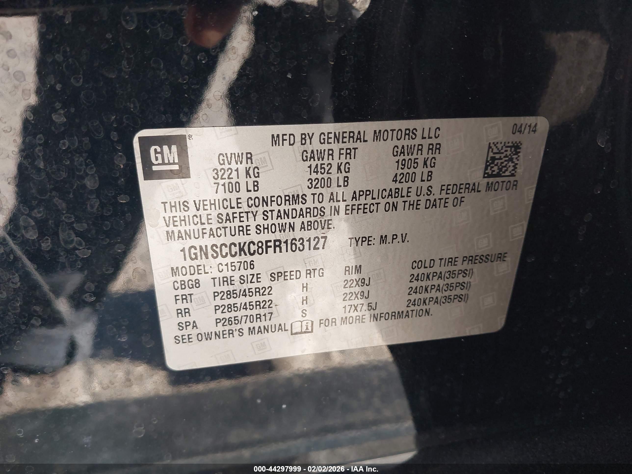 CHEVROLET TAHOE image 9