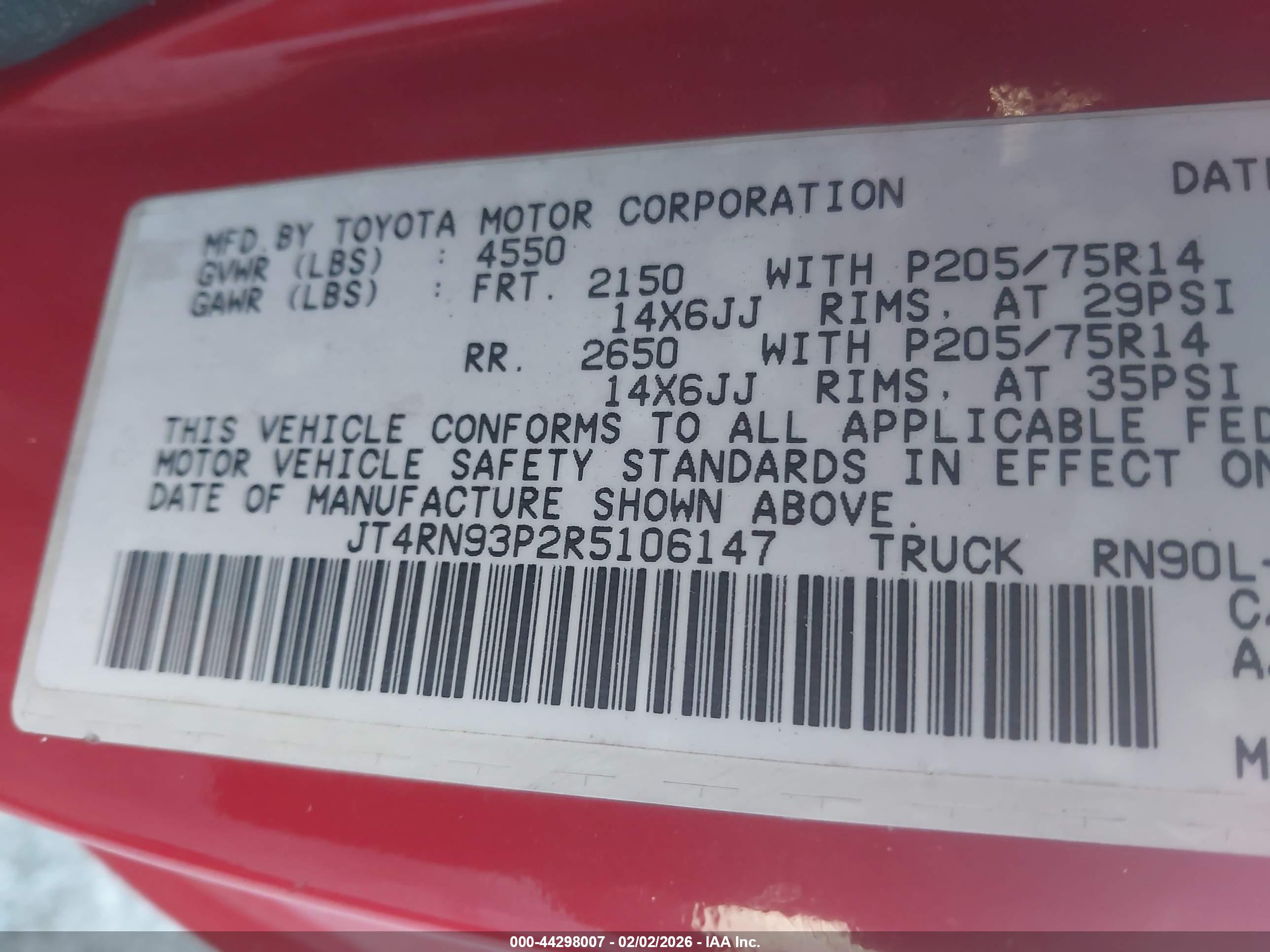 TOYOTA PICKUP image 9