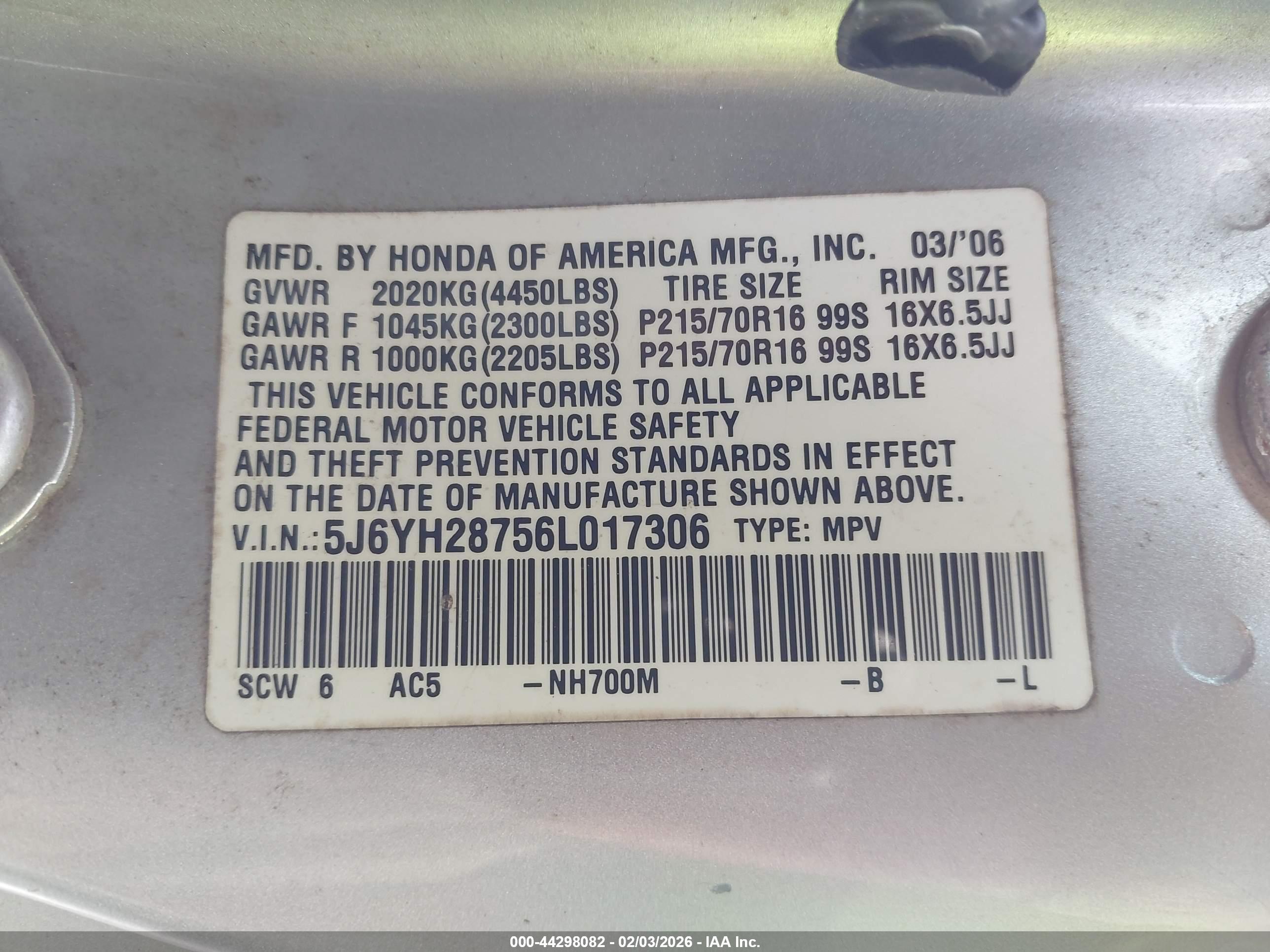 HONDA ELEMENT image 9