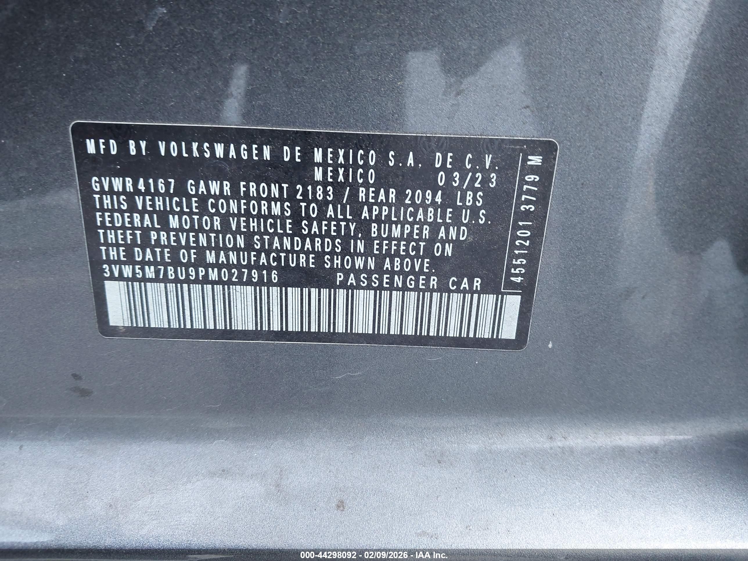 VOLKSWAGEN JETTA image 9