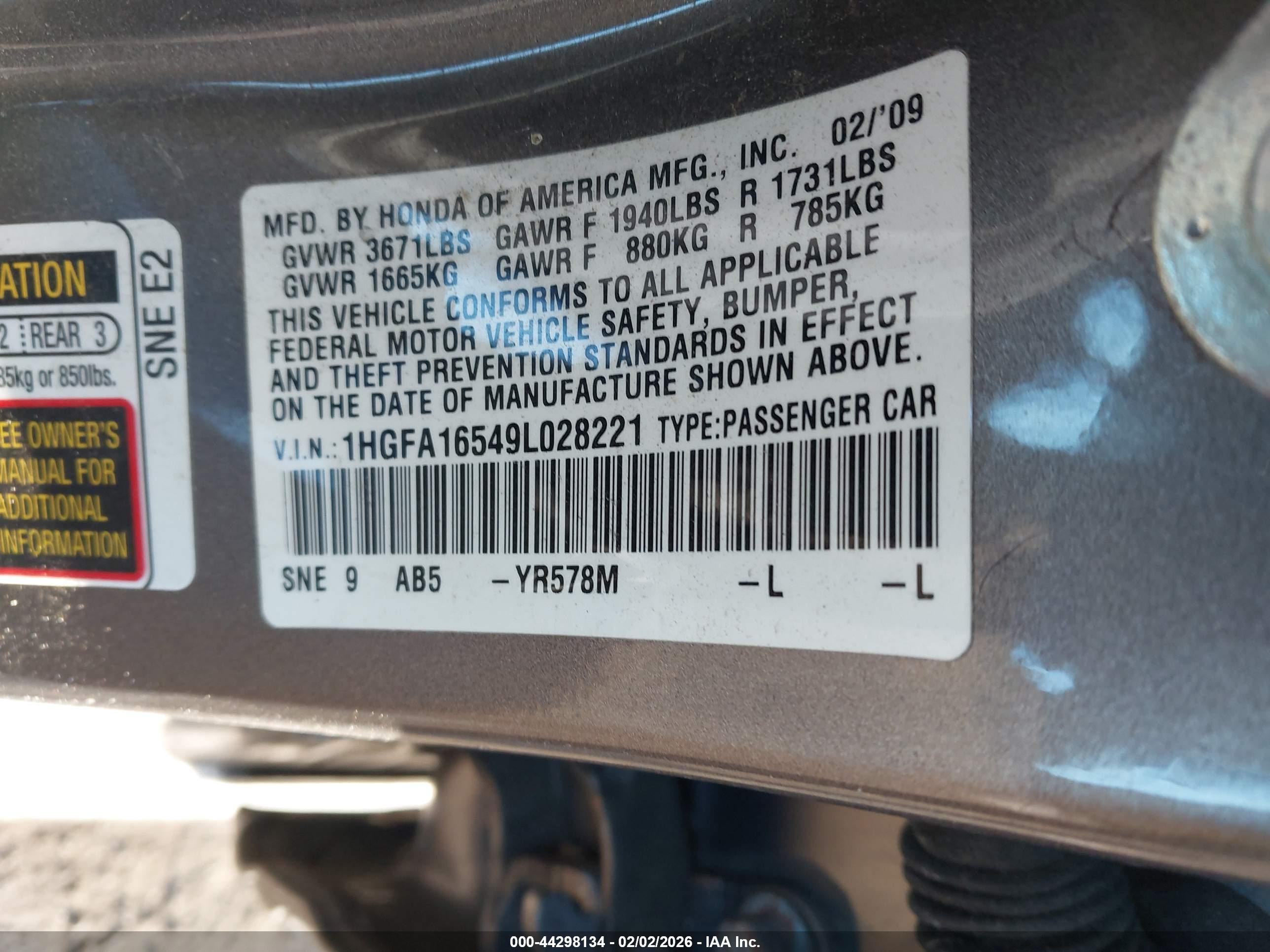 HONDA CIVIC image 9