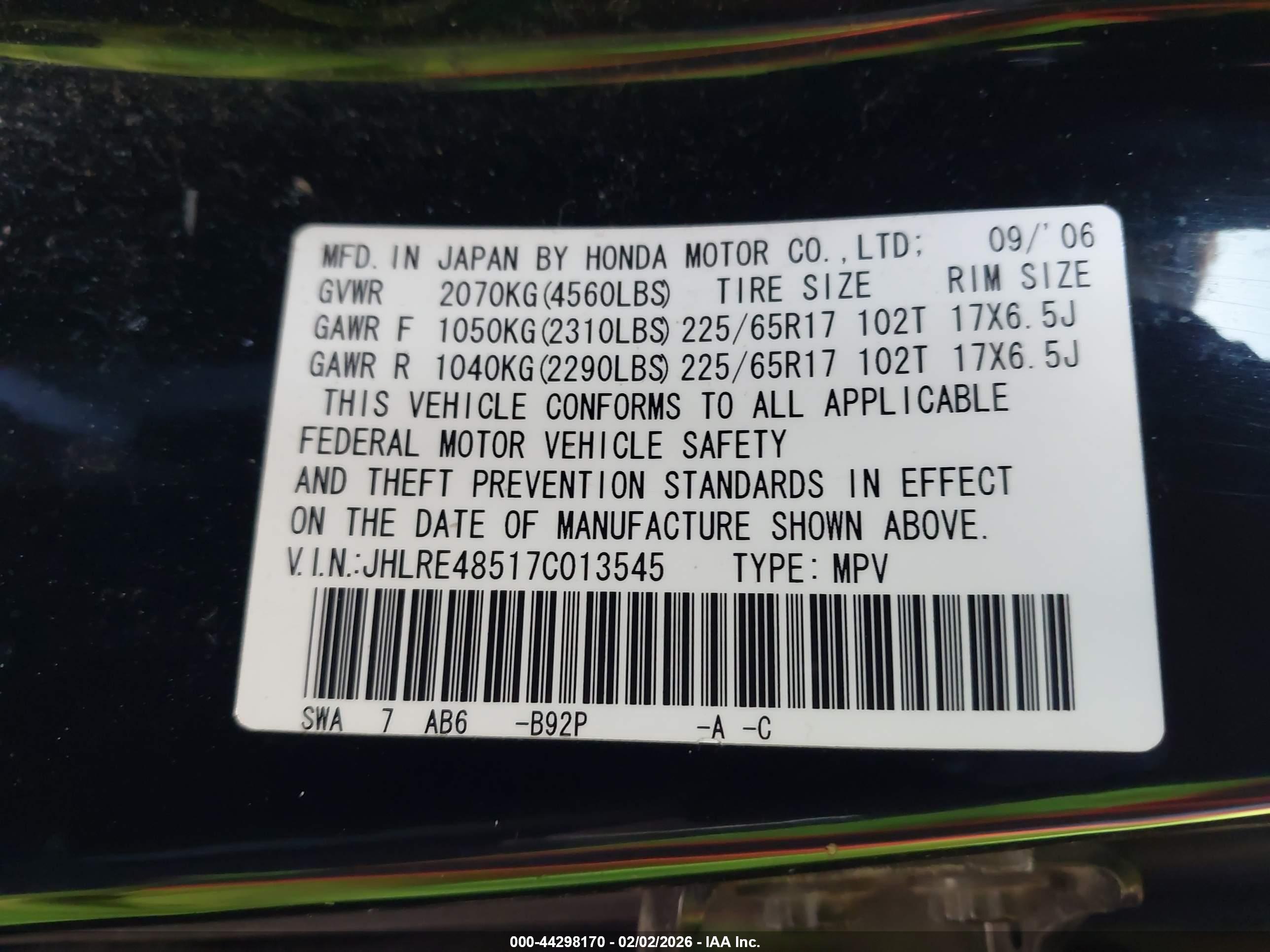 HONDA CR-V image 9